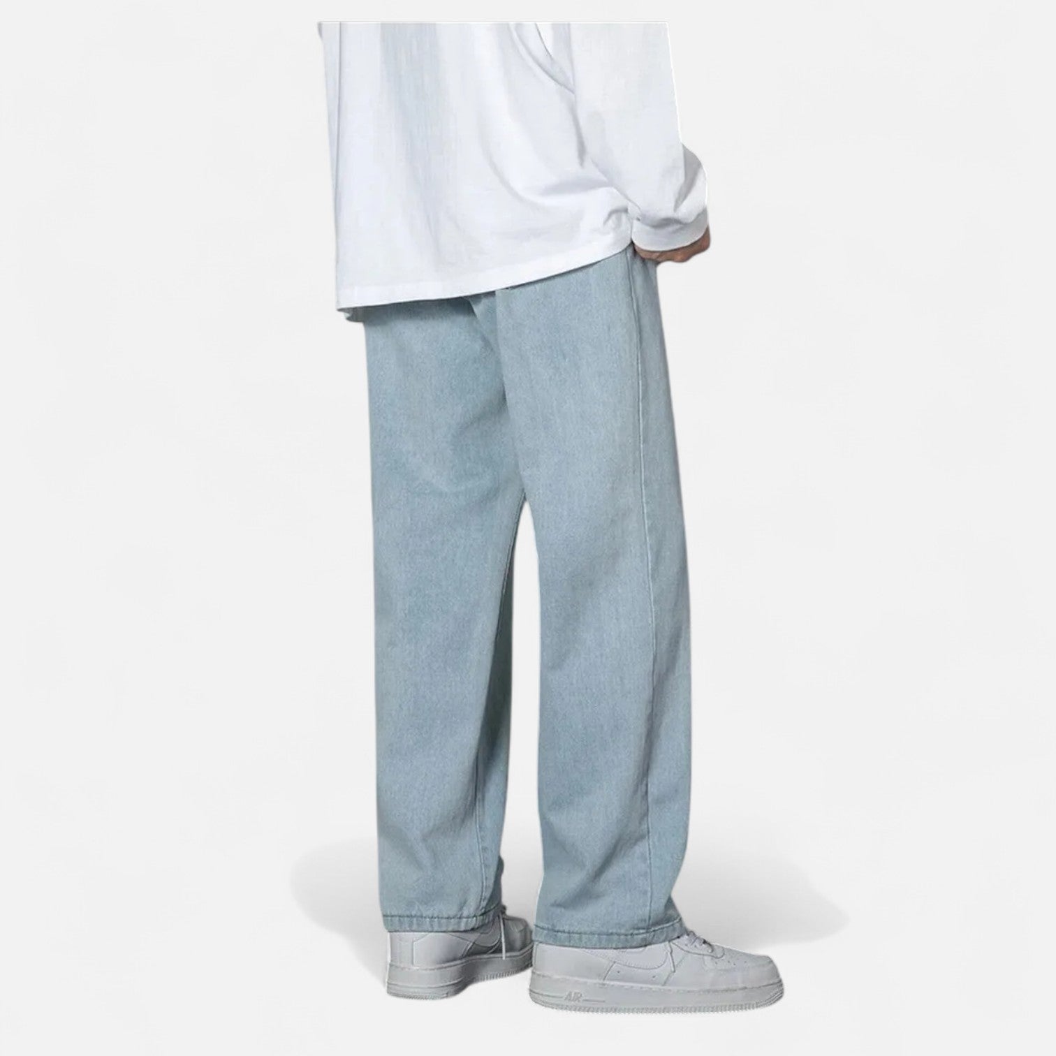 Kozori | Men’s Classic Wide Leg Street Jeans