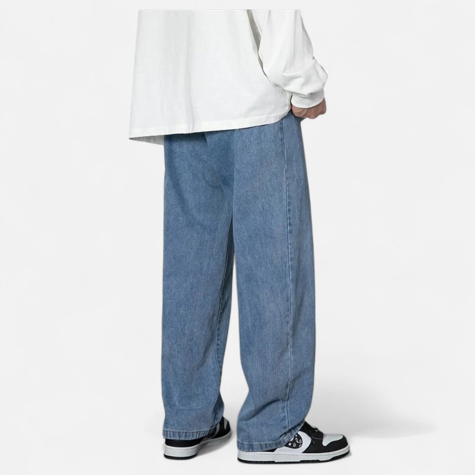 Kozori | Men’s Classic Wide Leg Street Jeans