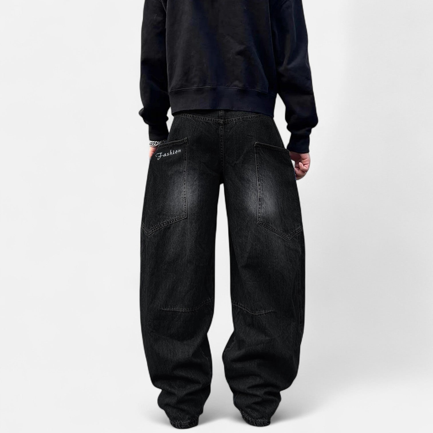 Kozori | Men’s Vintage Cut Baggy Denim Jeans