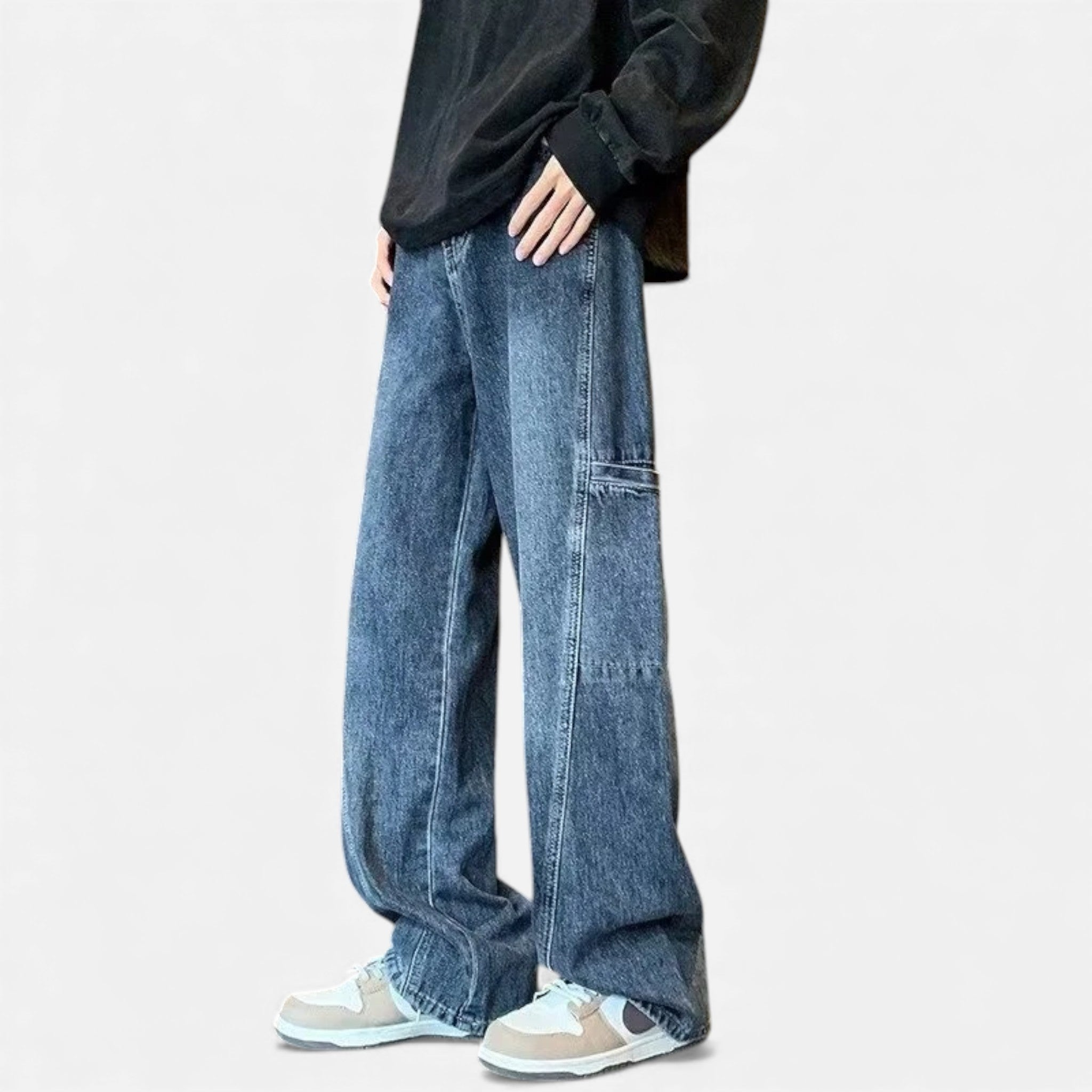 Kozori Mode | Men’s Heritage Denim Cargo Pants