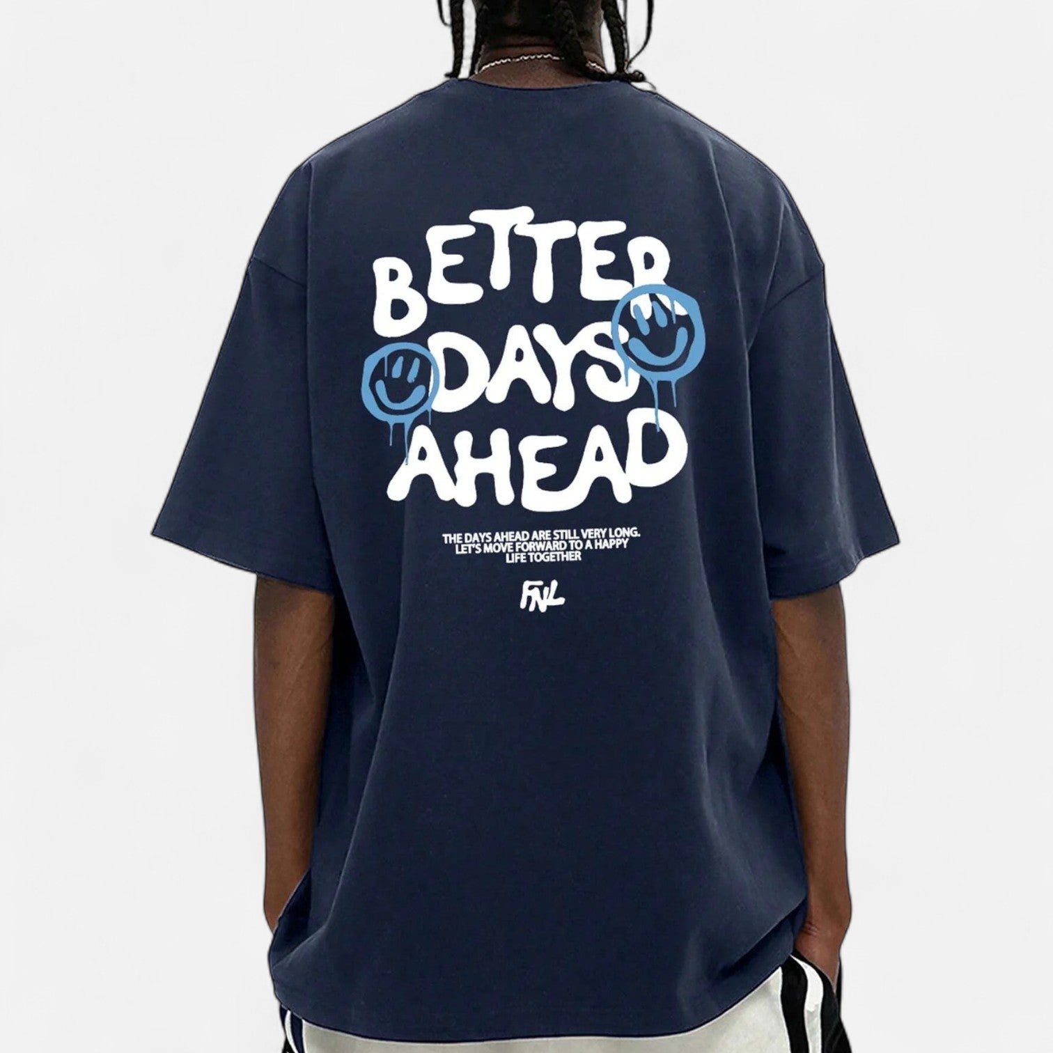 Kozori | Better Days Ahead Men's Cotton Graphic T-Shirt