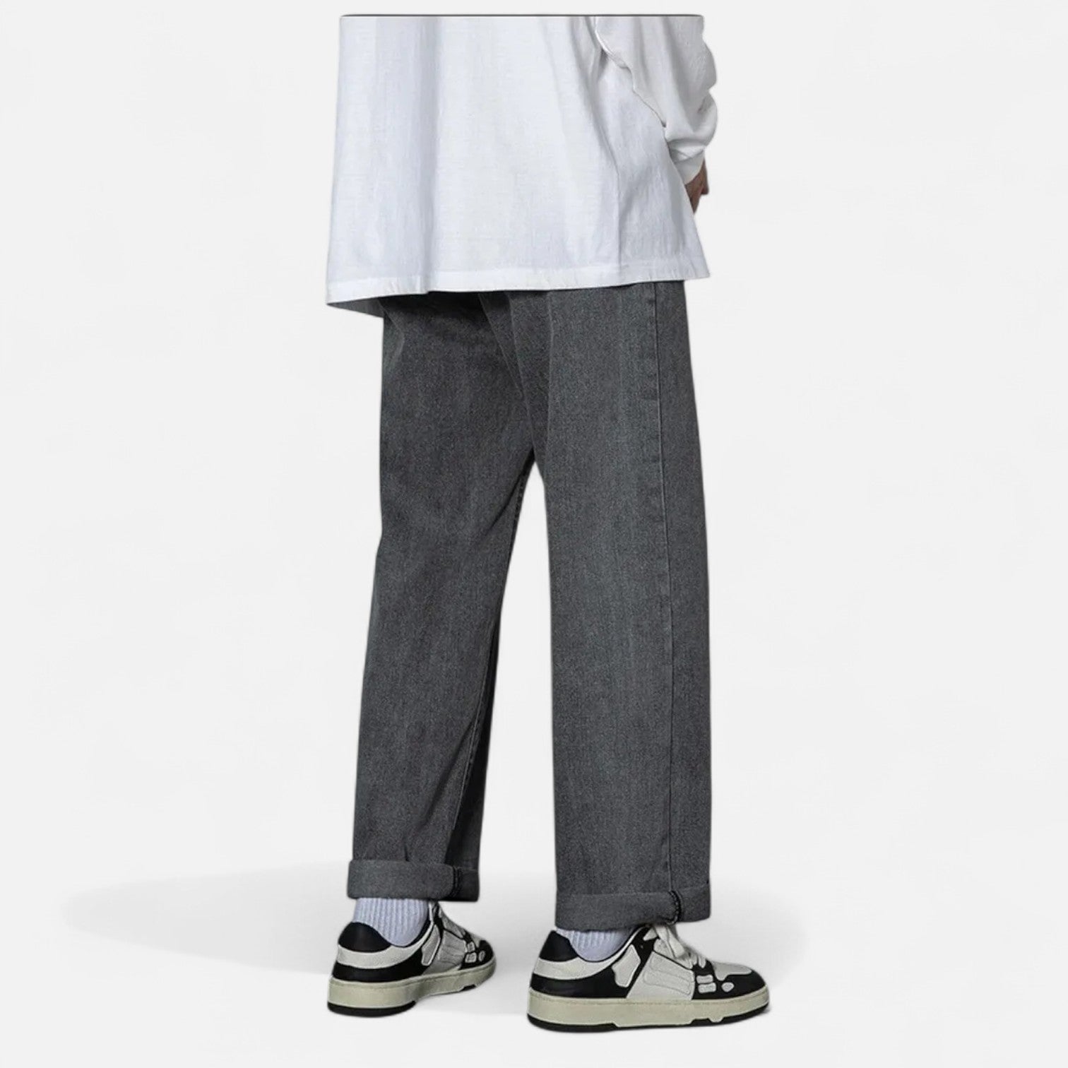 Kozori | Men’s Classic Wide Leg Street Jeans