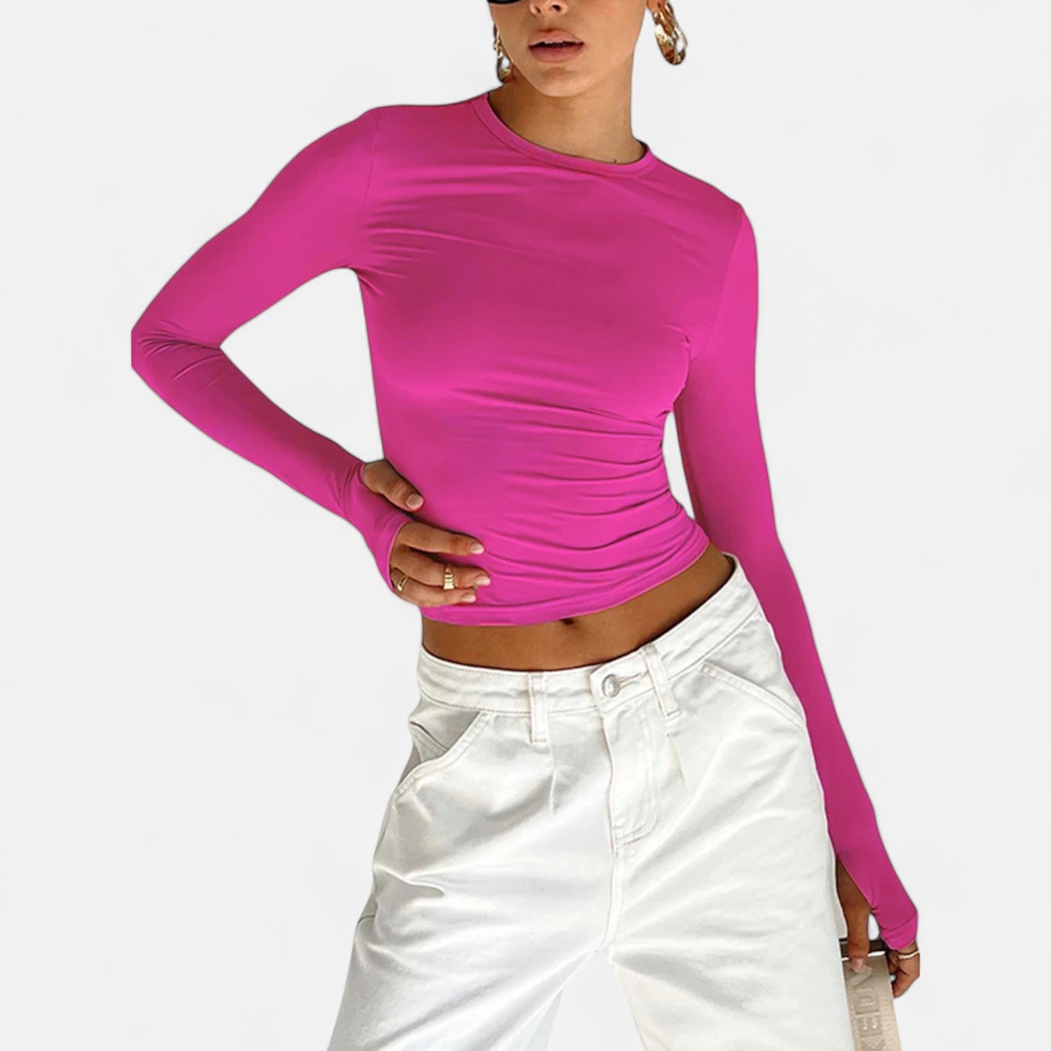 Kozori | Long Sleeve Thumb Hole Long Sleeves Tee