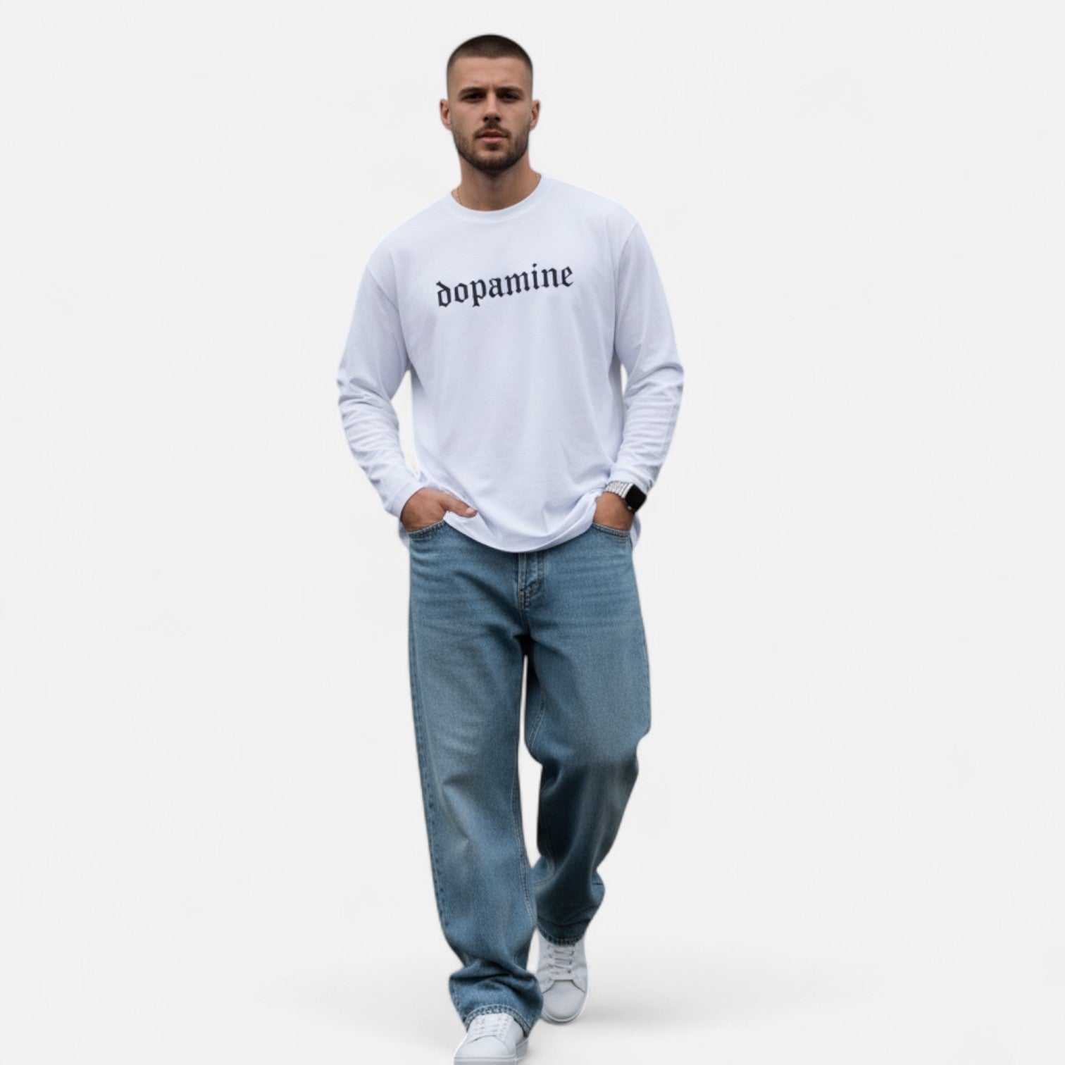 Kozori | Men’s Classic Wide Leg Street Jeans