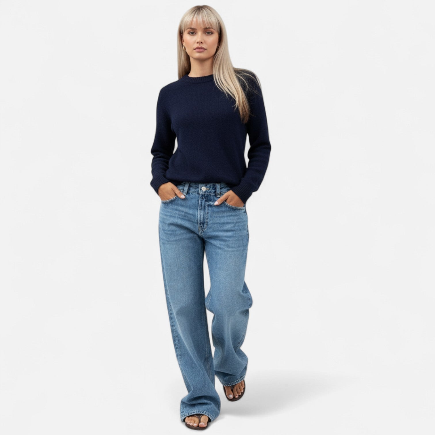 Kozori | Women’s Loose Fit Star Pattern Pants