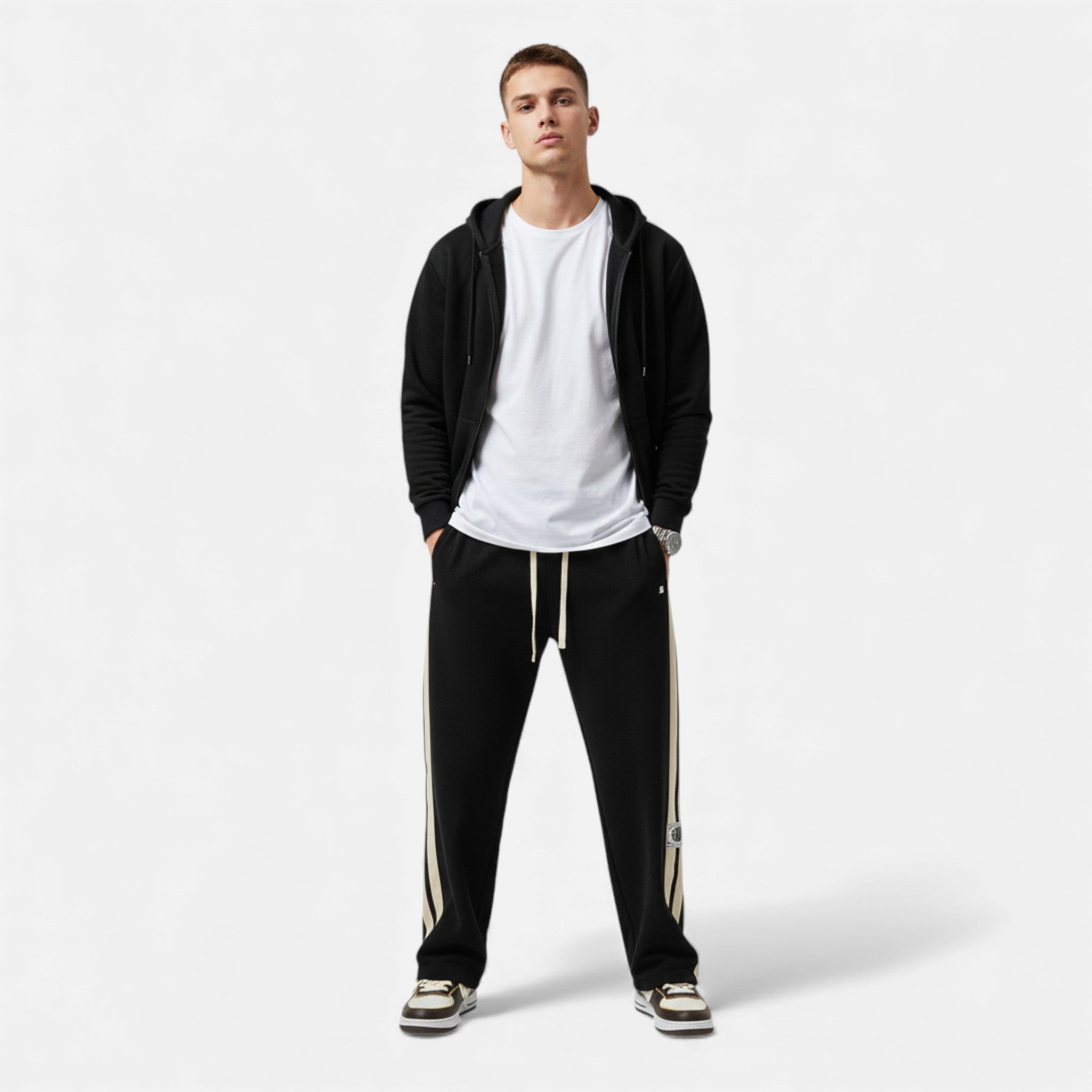 Kozori | Men’s Wide-Leg Corduroy Casual Pants