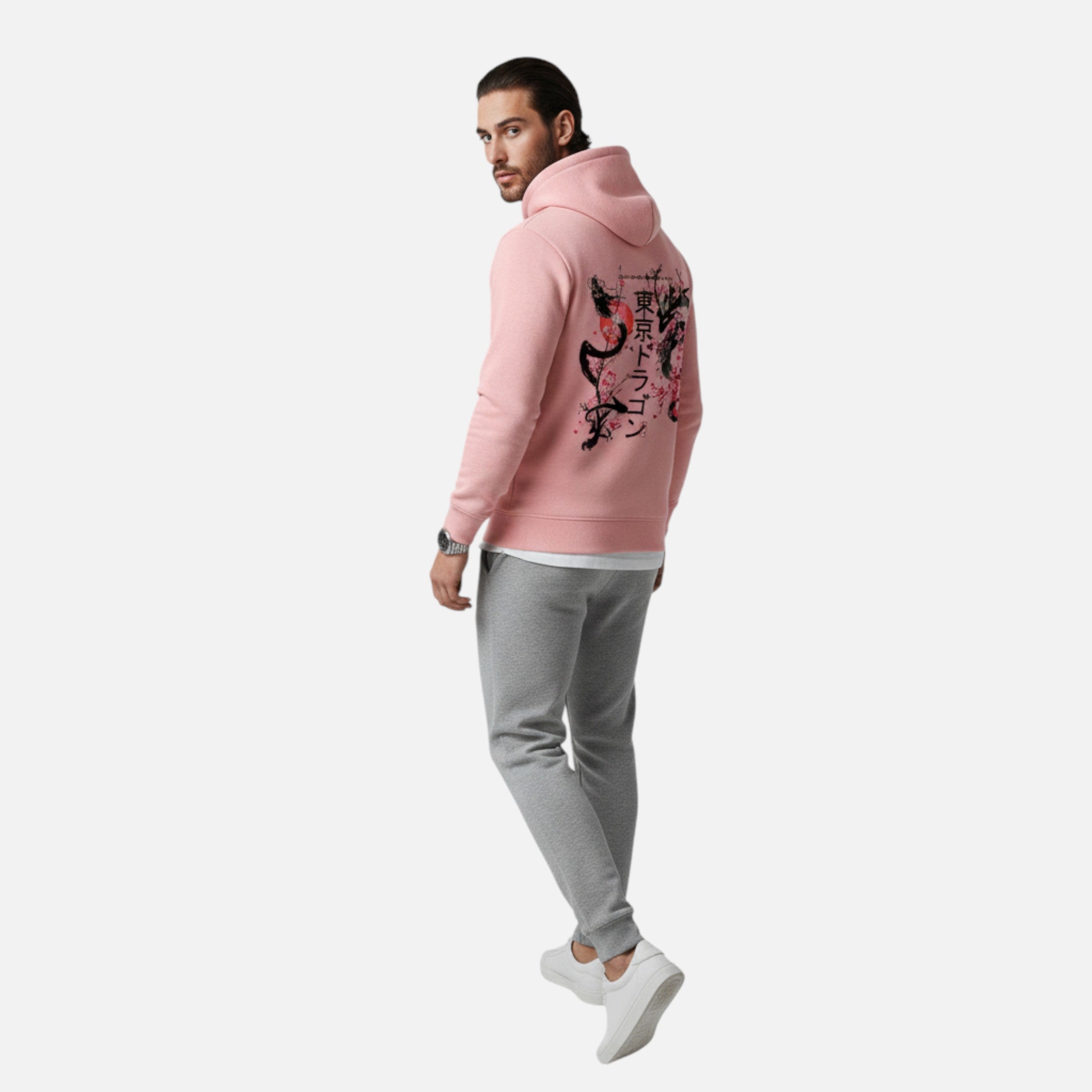Kozori| Men’s Graphic Kimono Hoodie