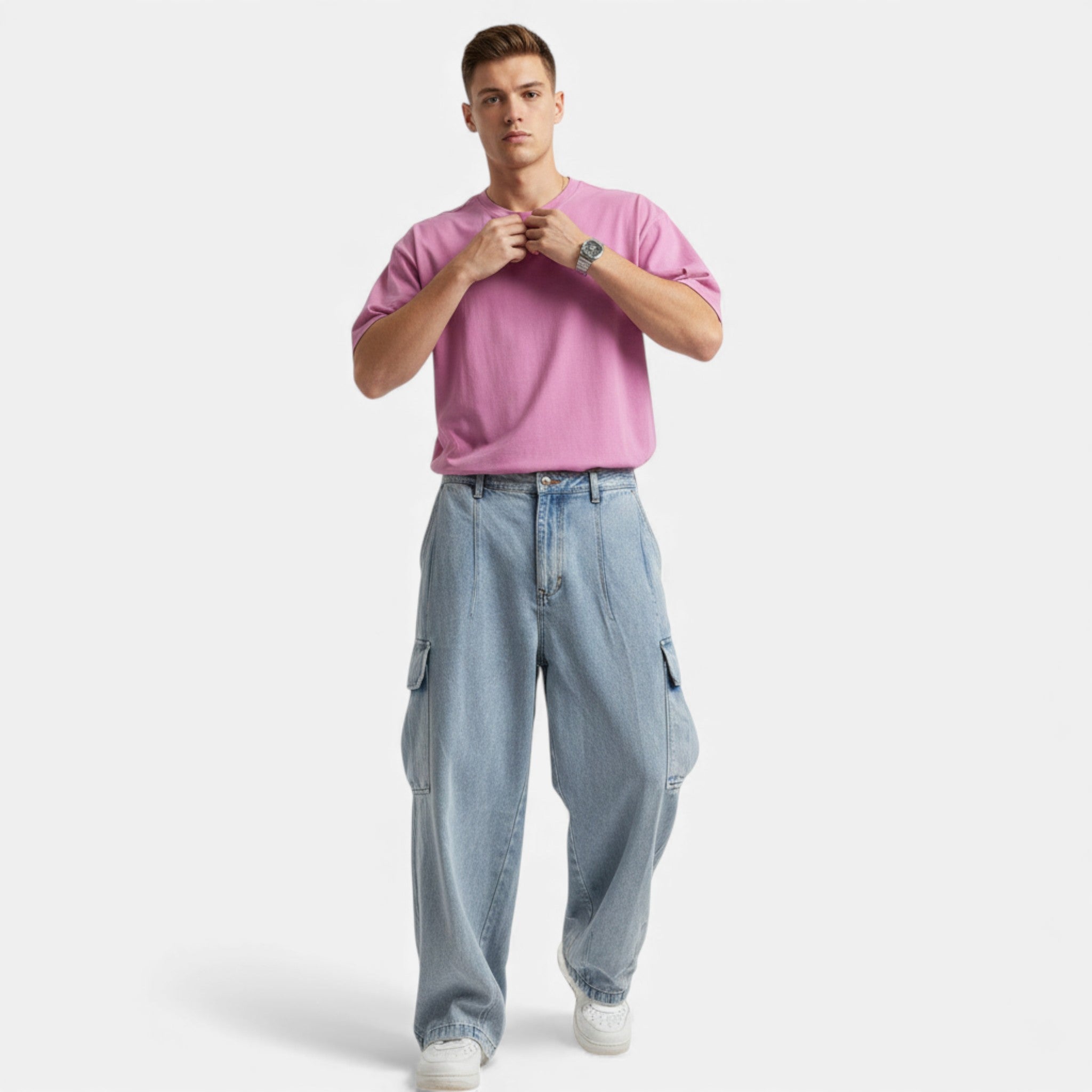 Kozori Mode | Men’s Relaxed Denim Pants – Vintage Riviera Fit