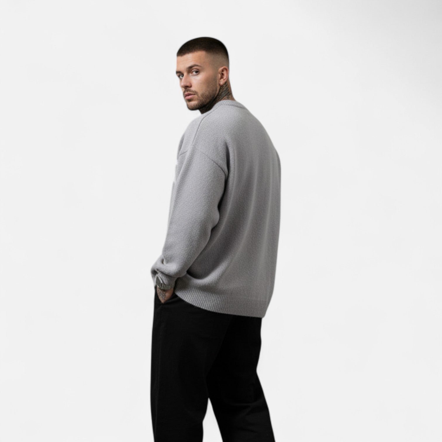 Kozori | Oversized Fishbone Street Pullover