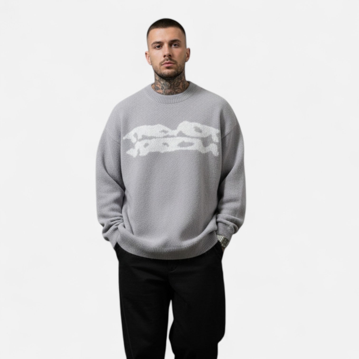 Kozori | Oversized Fishbone Street Pullover