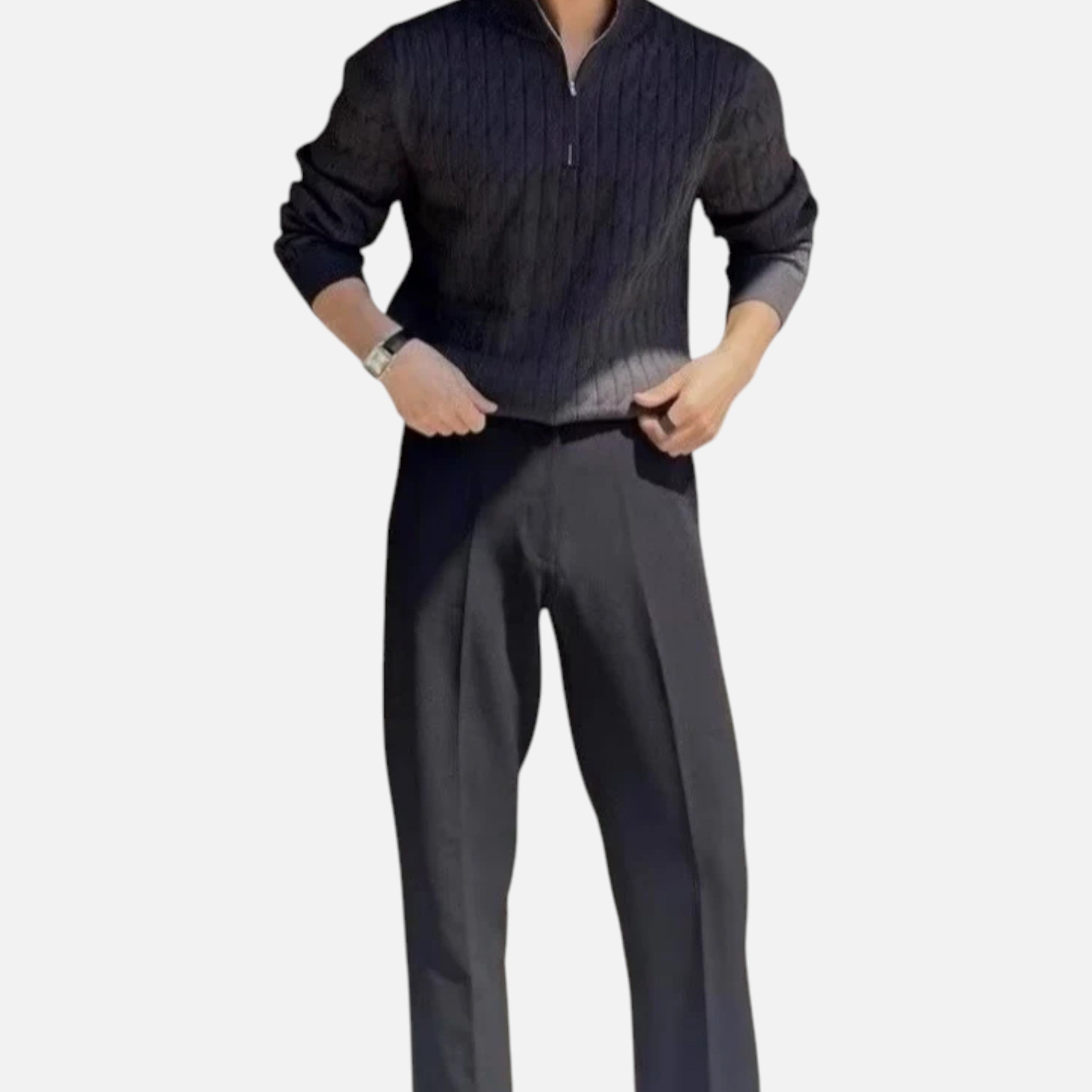 Kozori | Men’s Premium Knit V-Neck Sweater