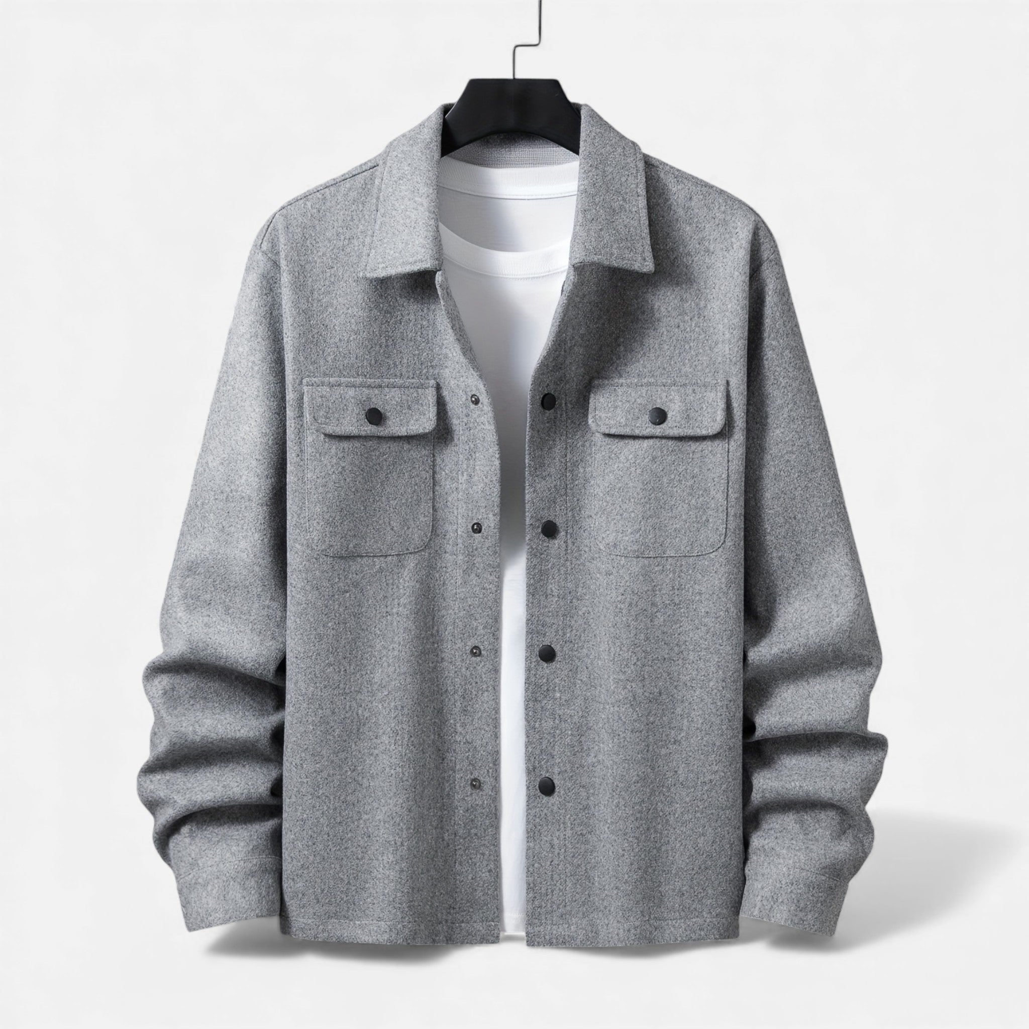 Kozori Mode | Men’s Wool Blend Jacket – Refined Autumn Style