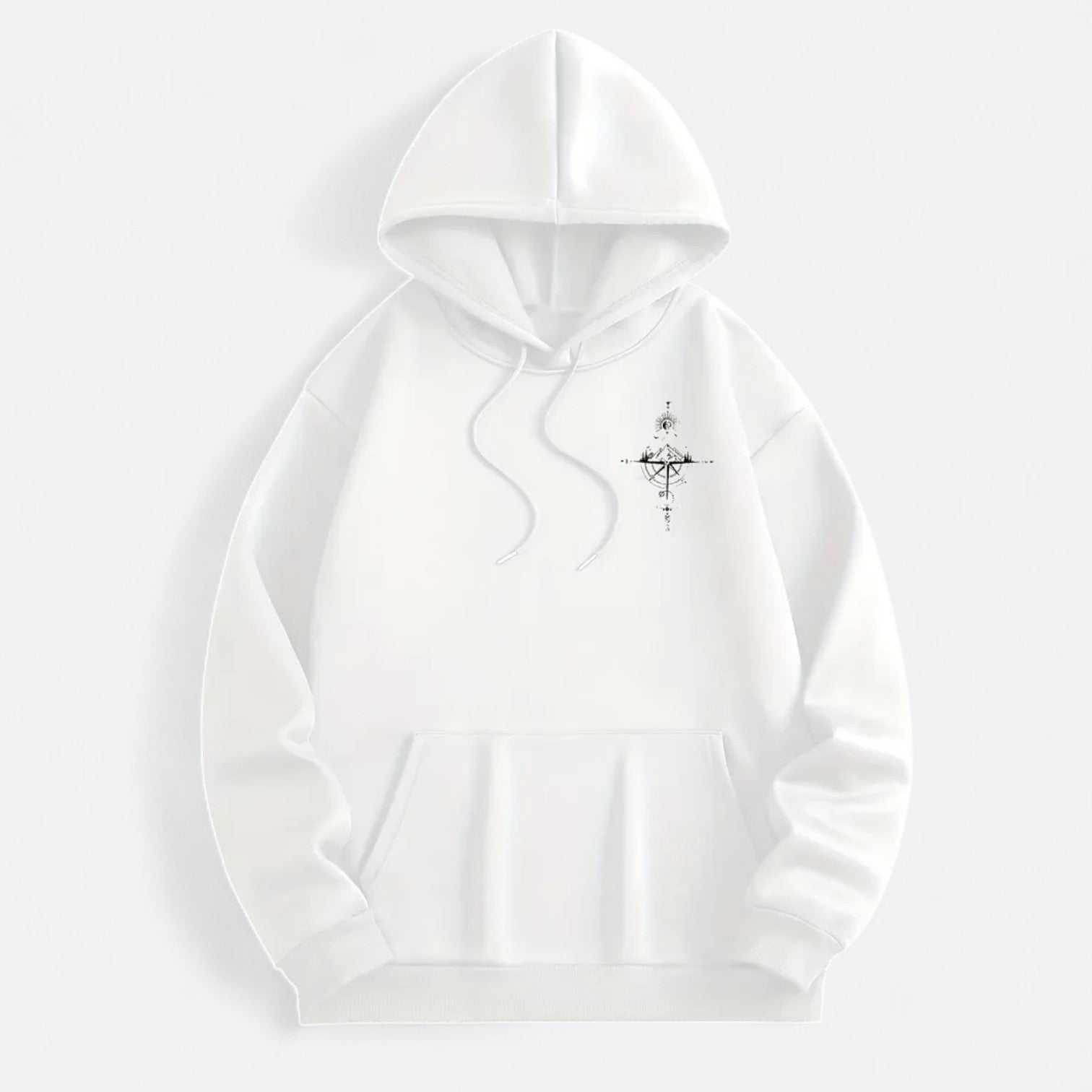 Kozori | Loose Fit Night Sky Pullover Hoodie