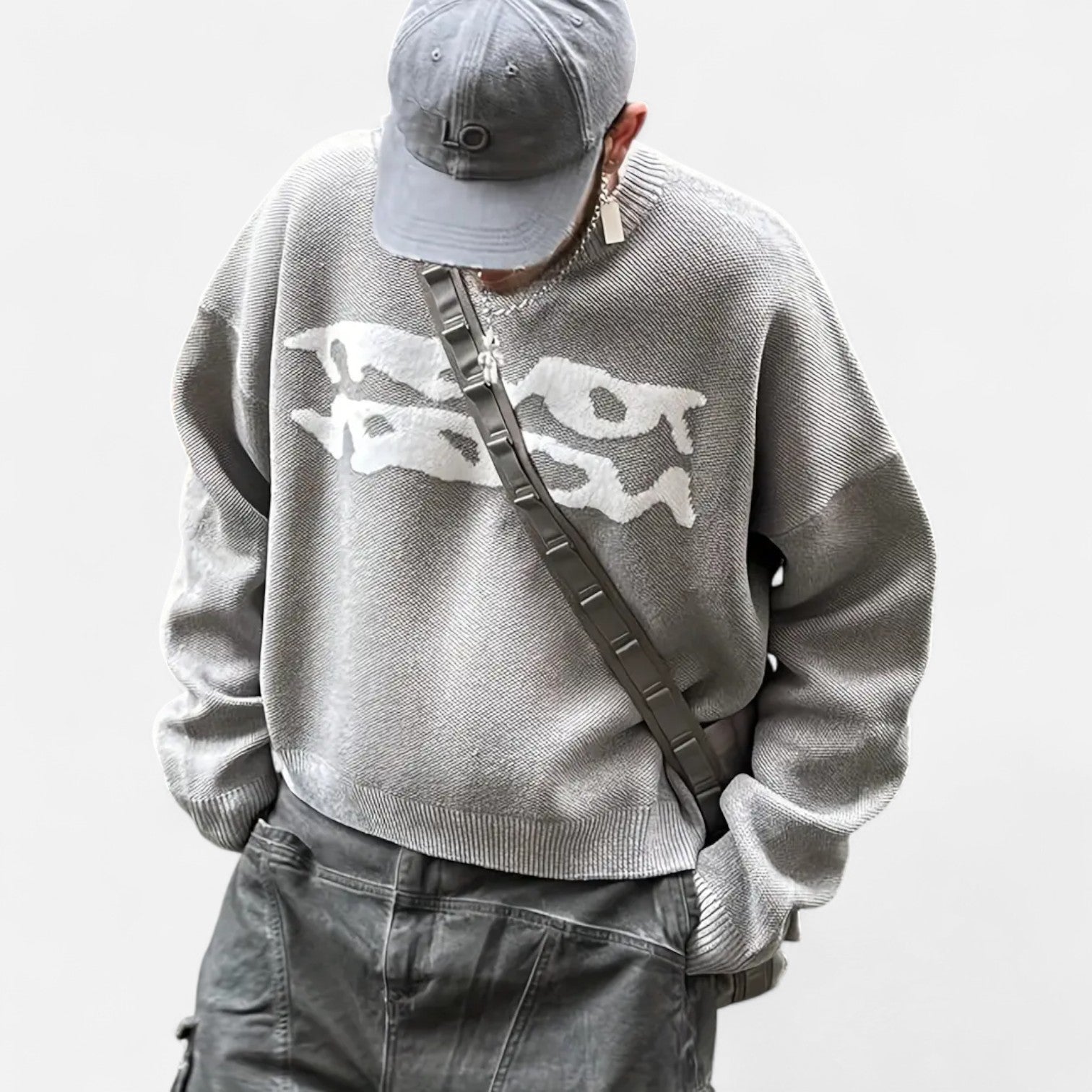 Kozori | Oversized Fishbone Street Pullover