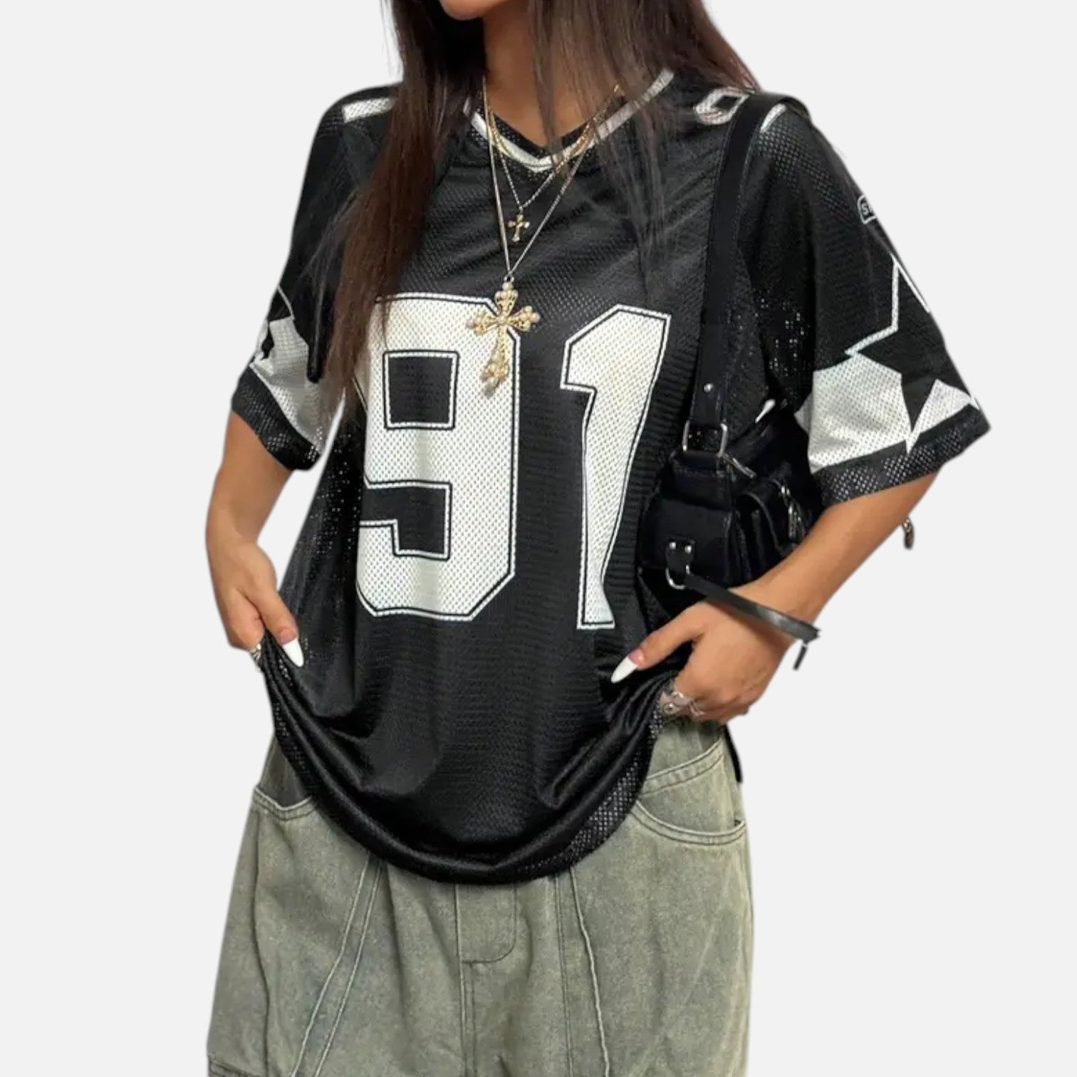 Kozori | Women’s ’91 Graphic V-Neck Tee