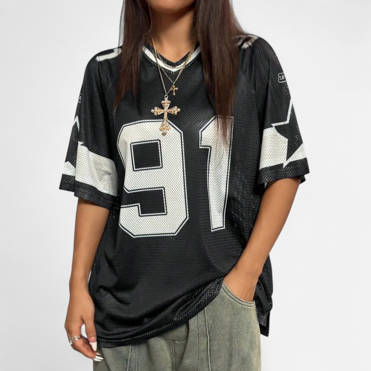 Kozori | Women’s ’91 Graphic V-Neck Tee