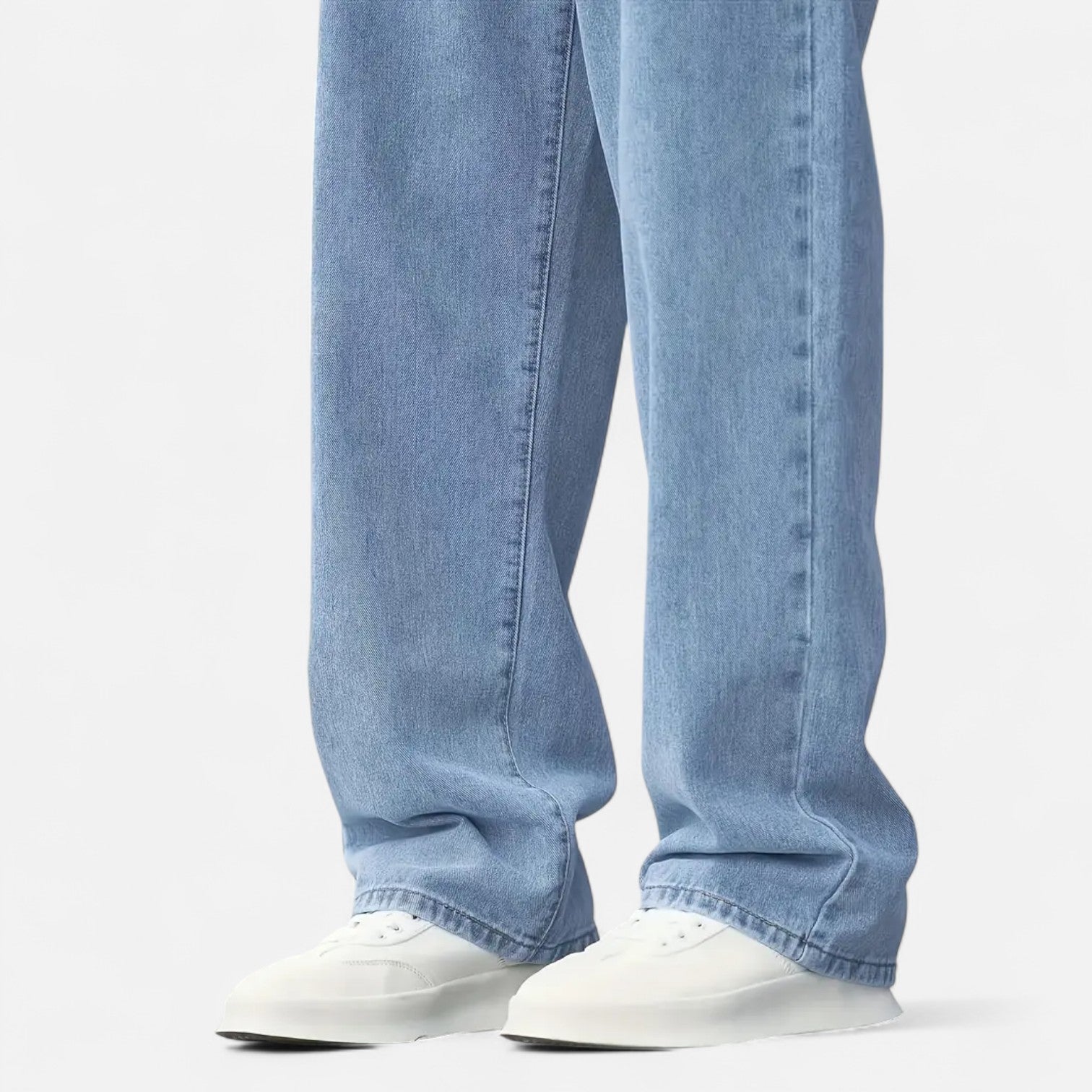 Kozori | Men’s Loose Fit Faux Denim Pants