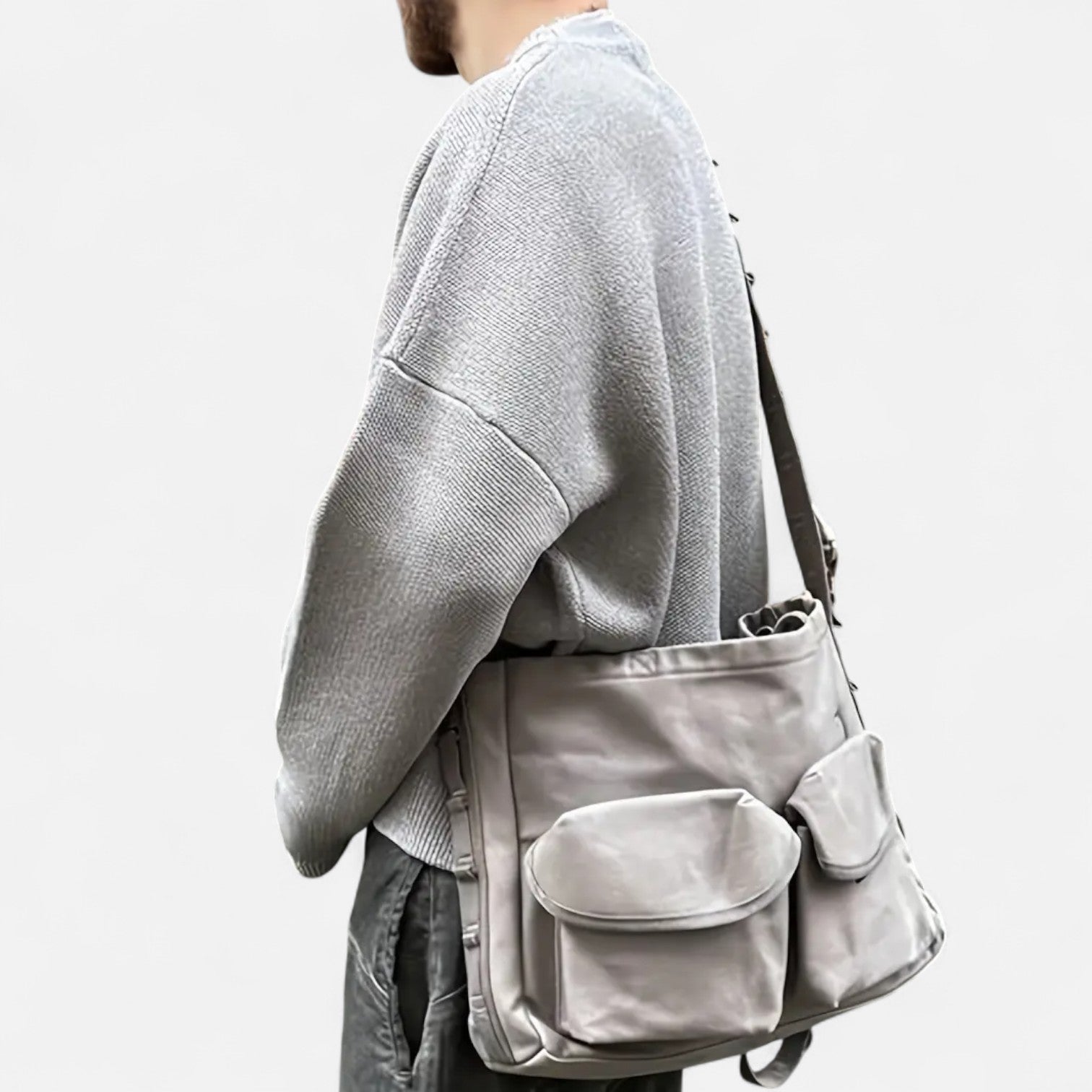 Kozori | Oversized Fishbone Street Pullover