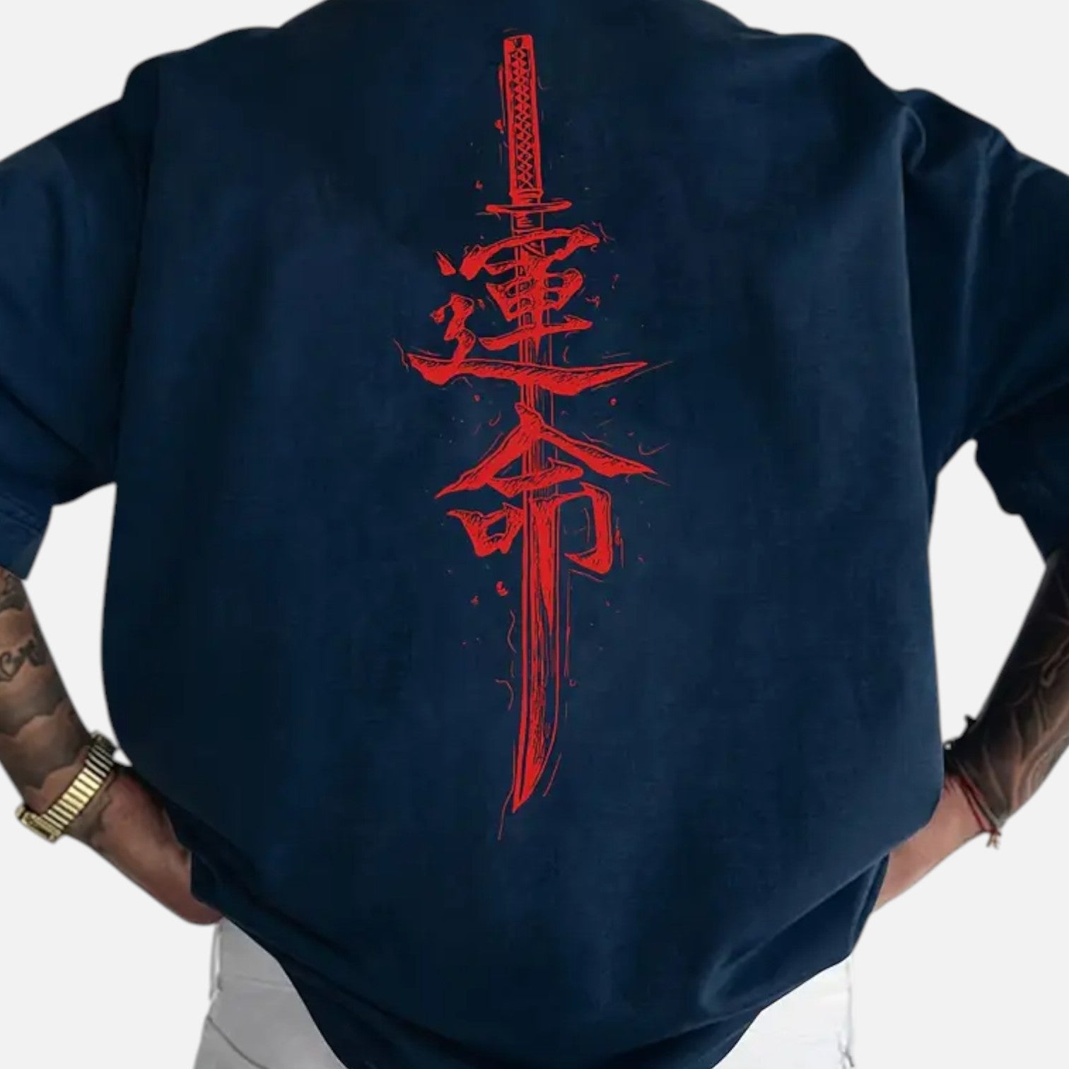 Kozori | Samurai Sword Oversized Graphic Tee