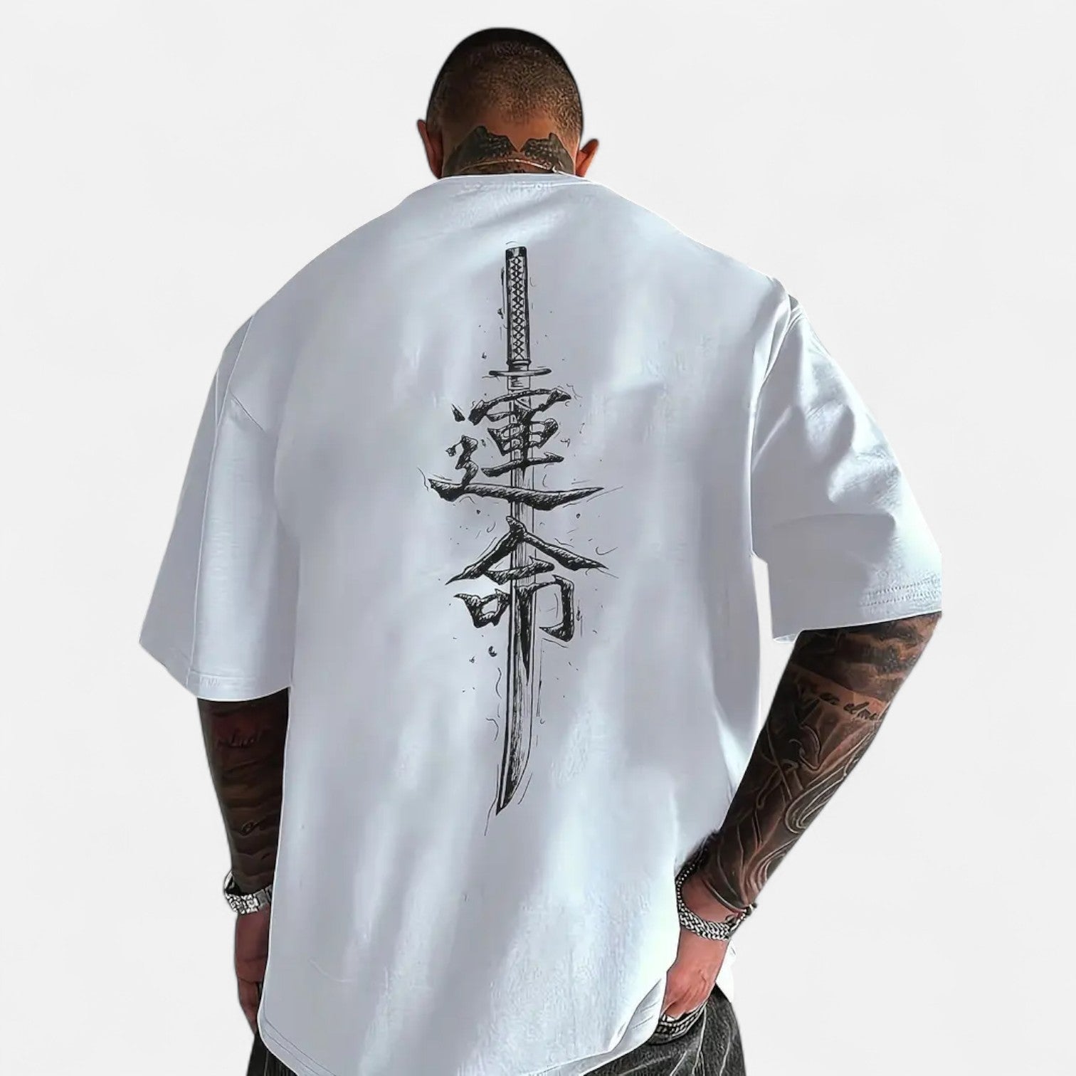 Kozori | Samurai Sword Oversized Graphic Tee