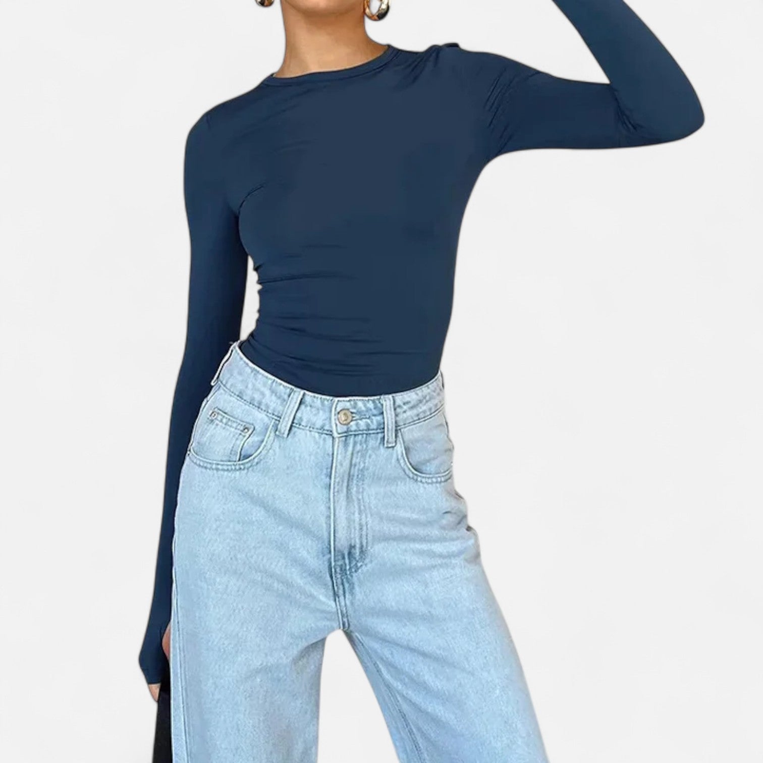 Kozori | Long Sleeve Thumb Hole Long Sleeves Tee