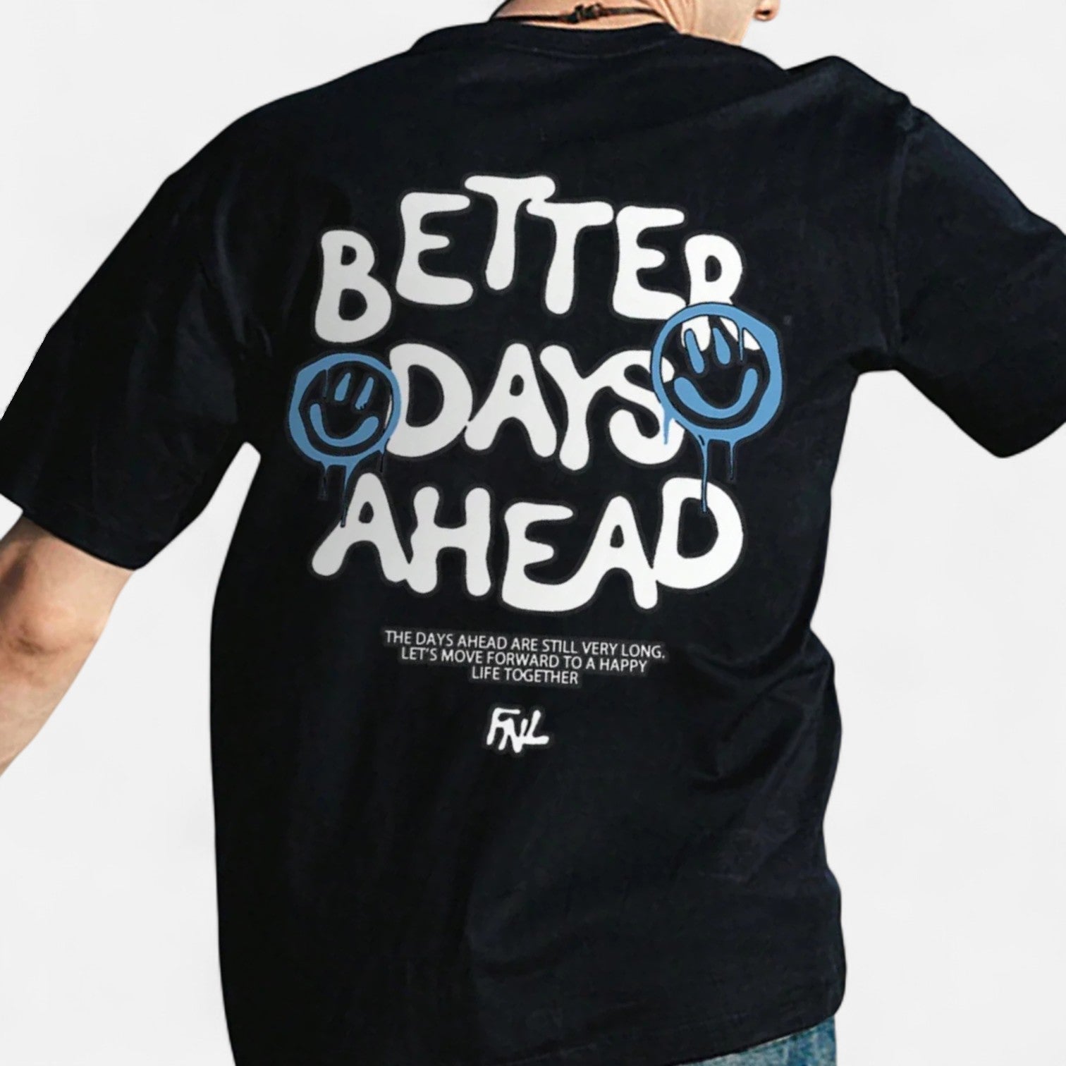 Kozori | Better Days Ahead Men's Cotton Graphic T-Shirt