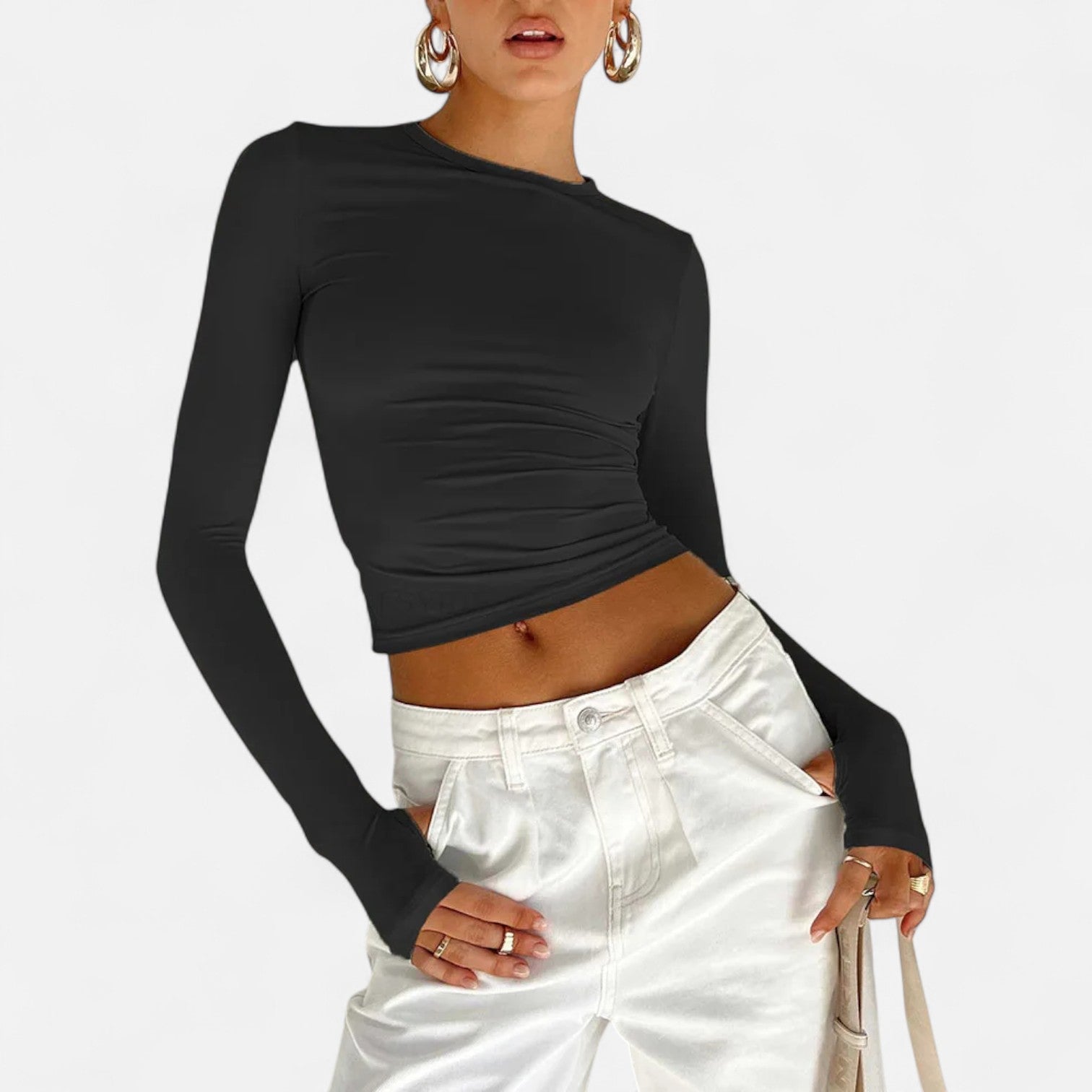 Kozori | Long Sleeve Thumb Hole Long Sleeves Tee