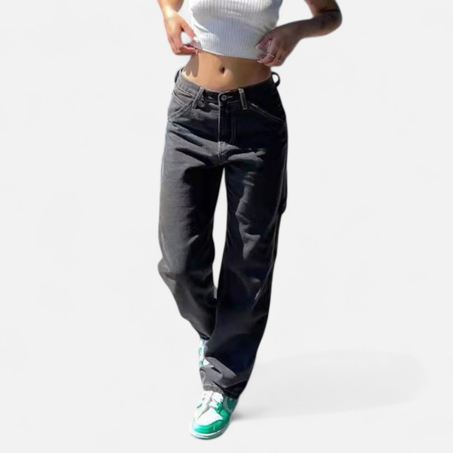 Kozori | Women’s Wide Leg Baggy Denim