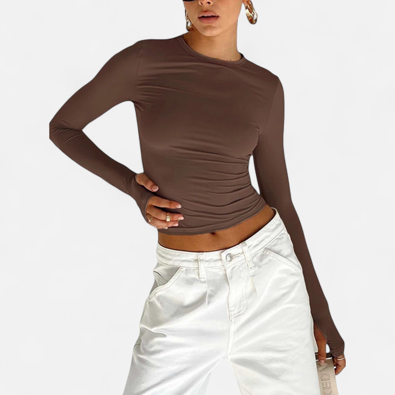 Kozori | Long Sleeve Thumb Hole Long Sleeves Tee