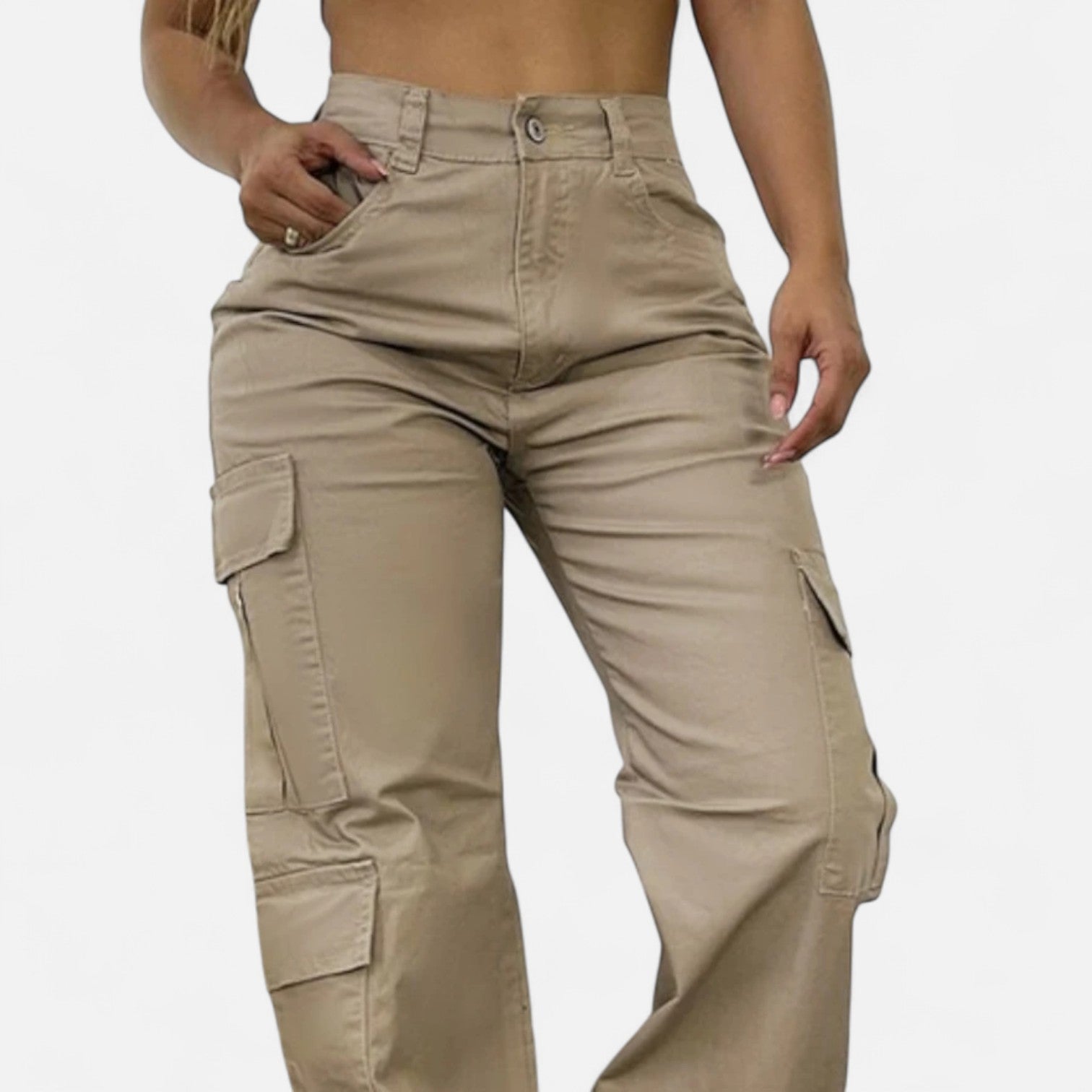 Kozori | Women’s High Waist Cargo Pants