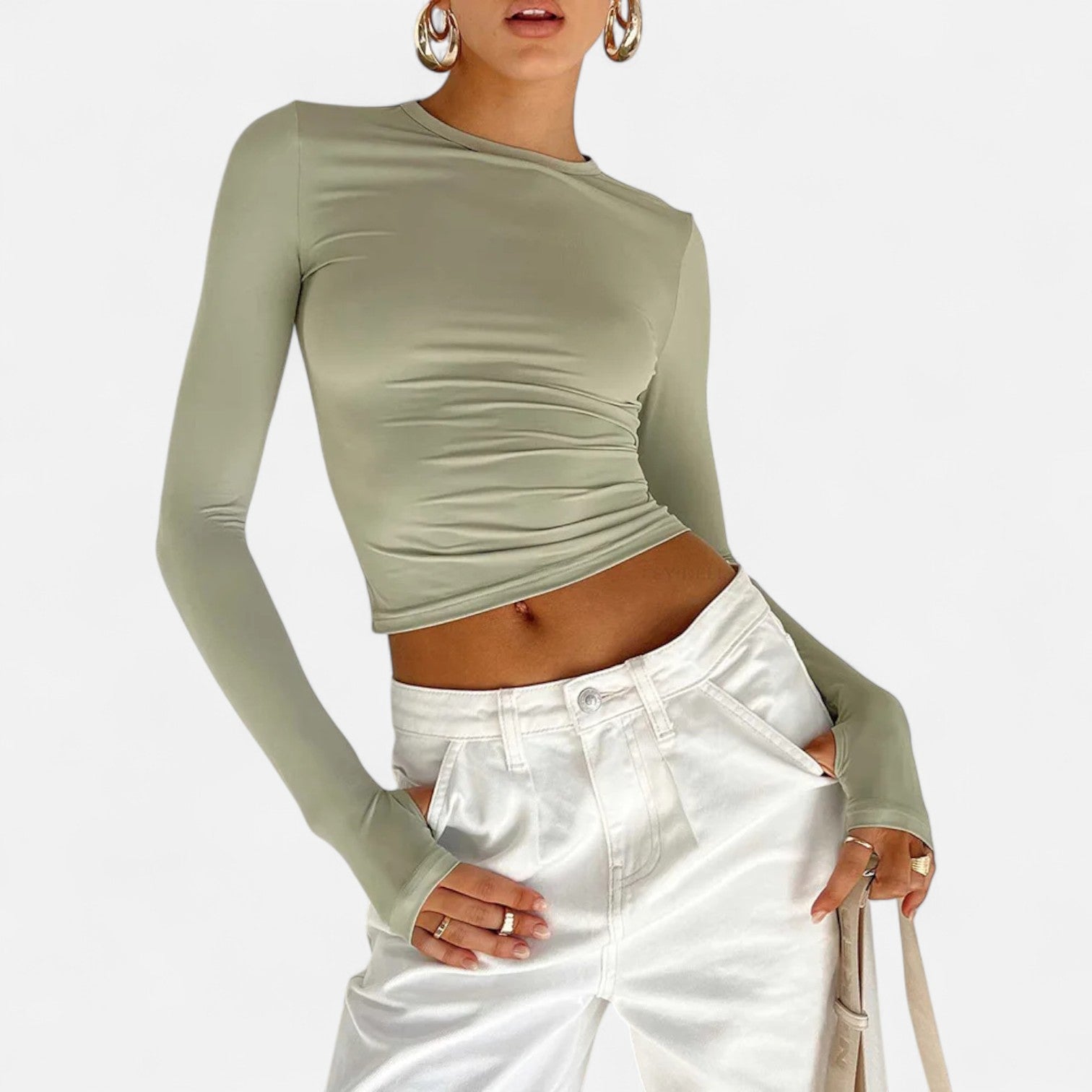 Kozori | Long Sleeve Thumb Hole Long Sleeves Tee