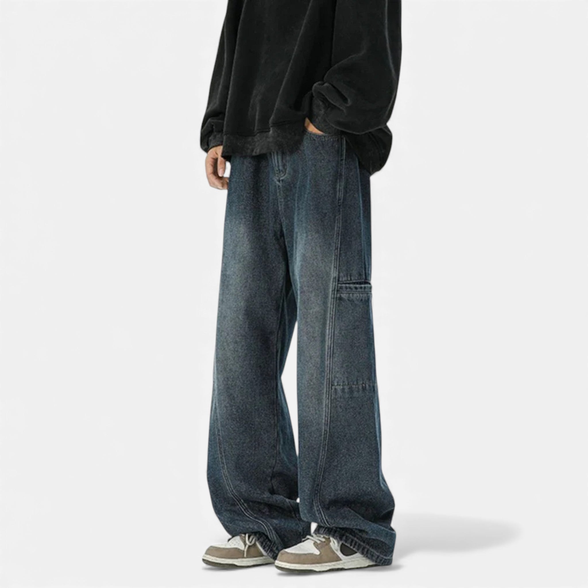 Kozori Mode | Men’s Heritage Denim Cargo Pants
