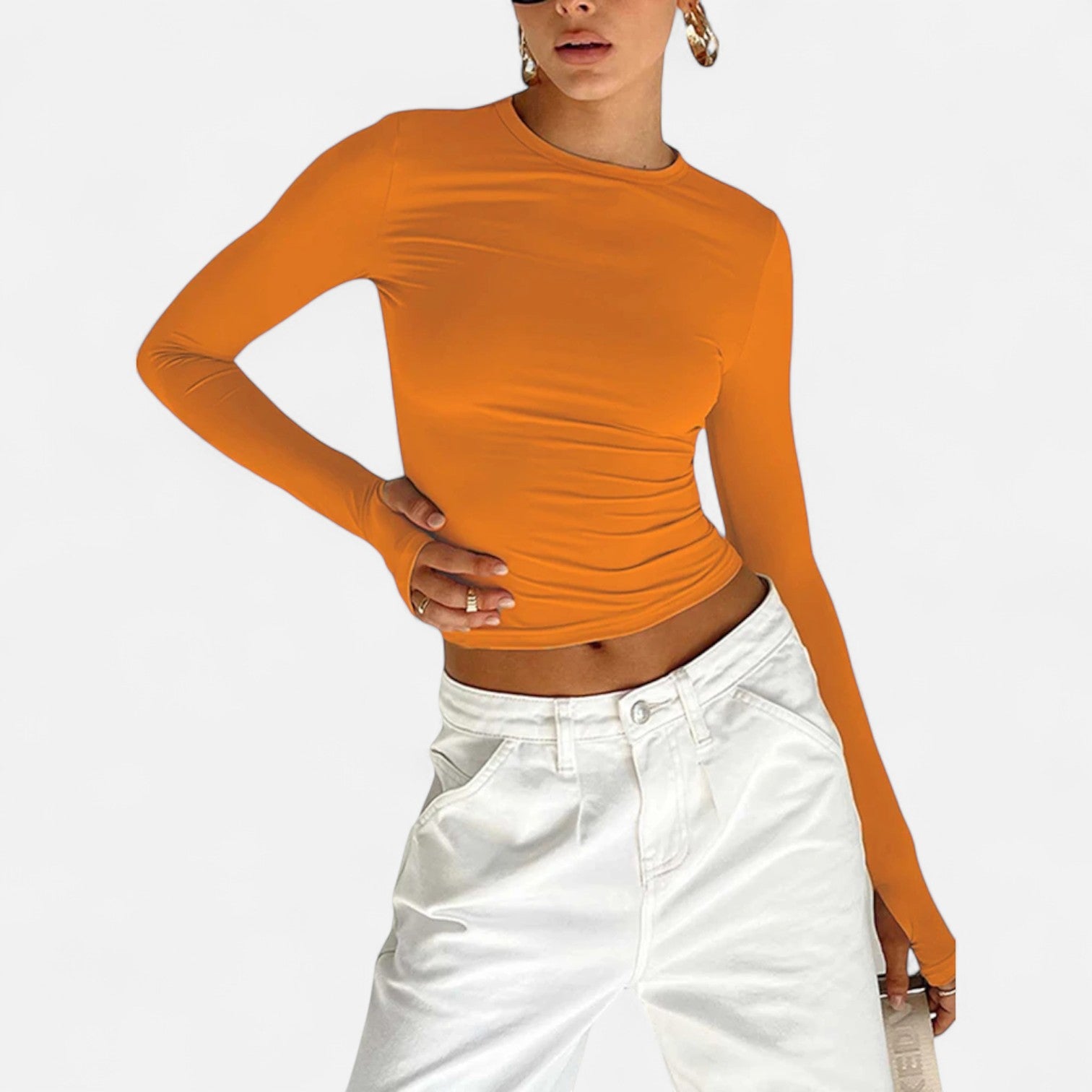 Kozori | Long Sleeve Thumb Hole Long Sleeves Tee