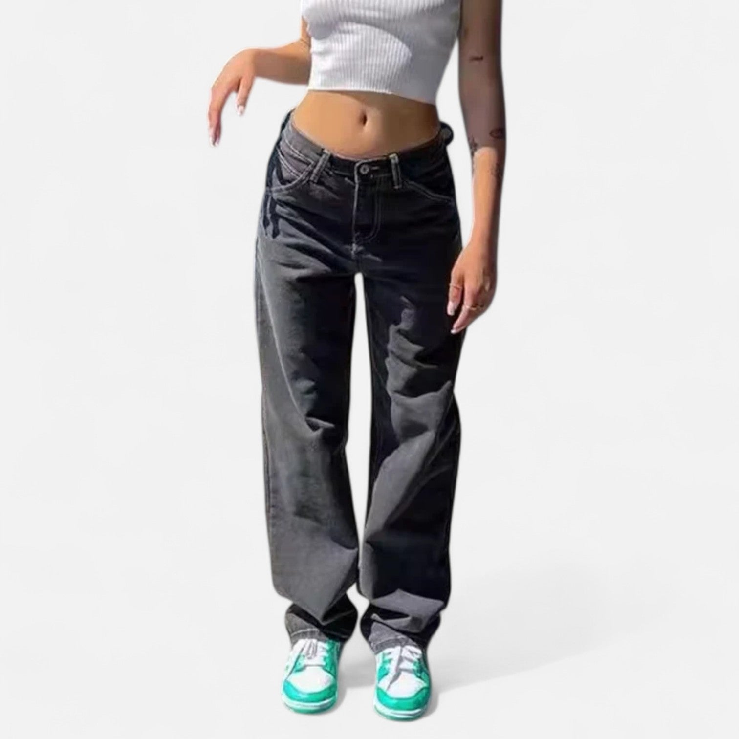 Kozori | Women’s Wide Leg Baggy Denim
