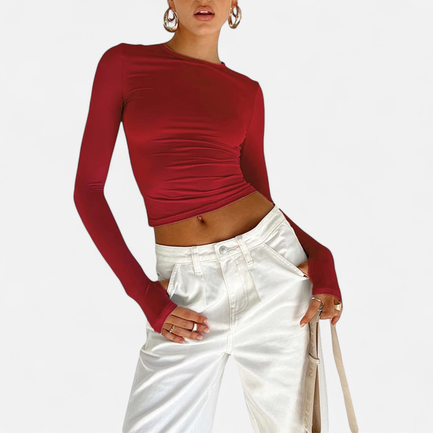 Kozori | Long Sleeve Thumb Hole Long Sleeves Tee