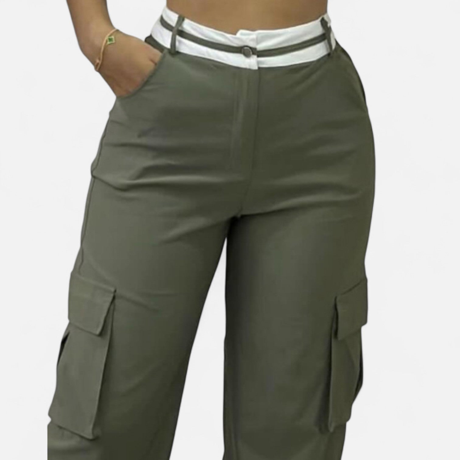 Kozori | Women’s High Waist Cargo Pants