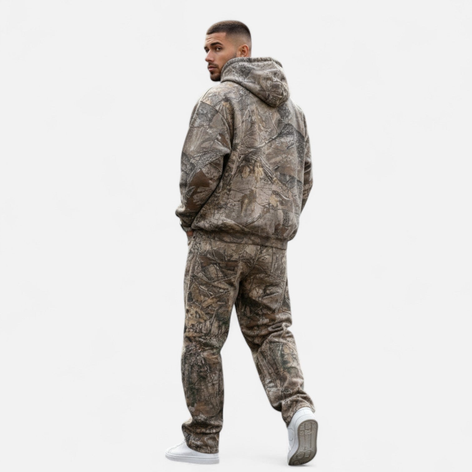 Kozori | Oversized Camouflage Street Hoodie