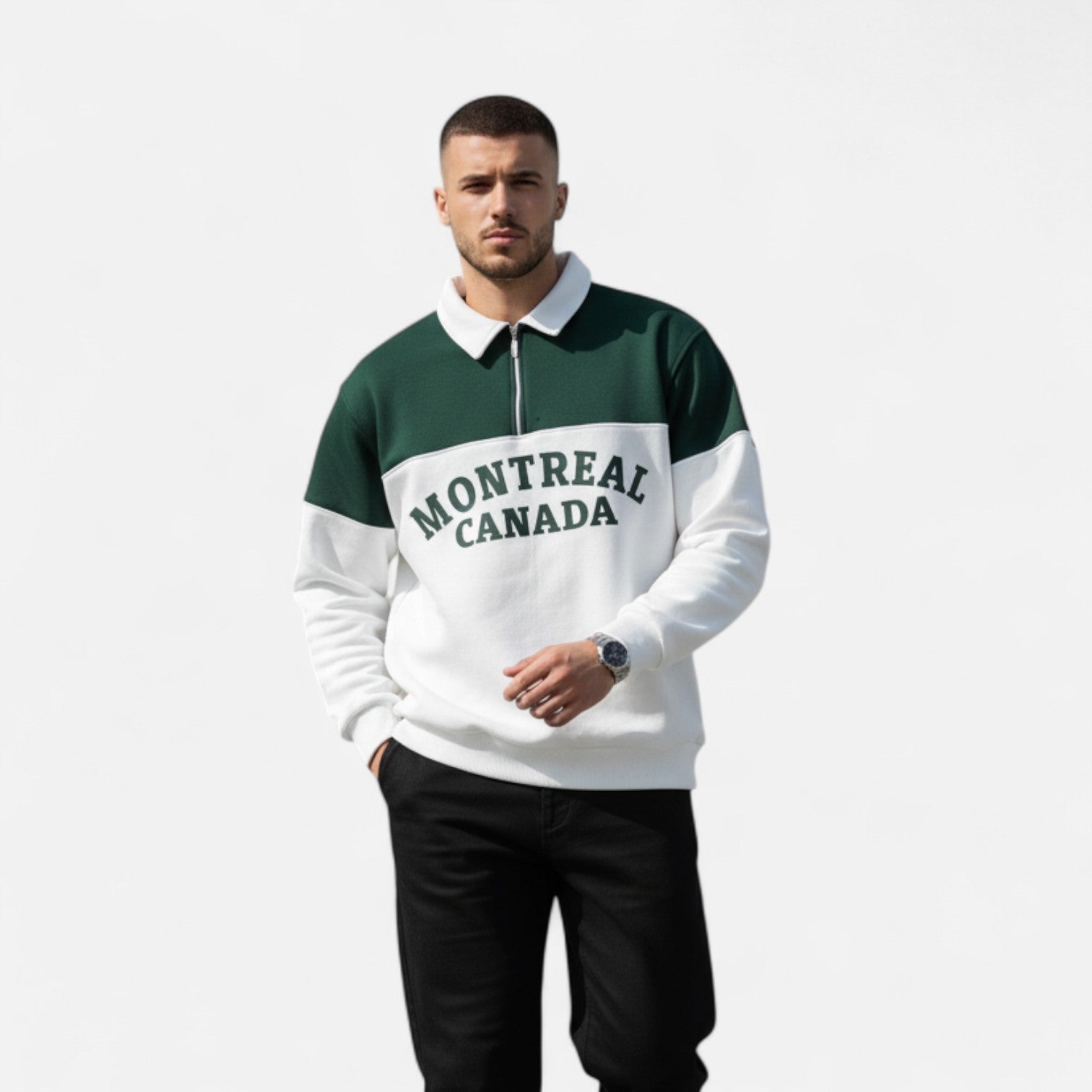 Kozori | Men’s Half-Zip Golf Street Sweater