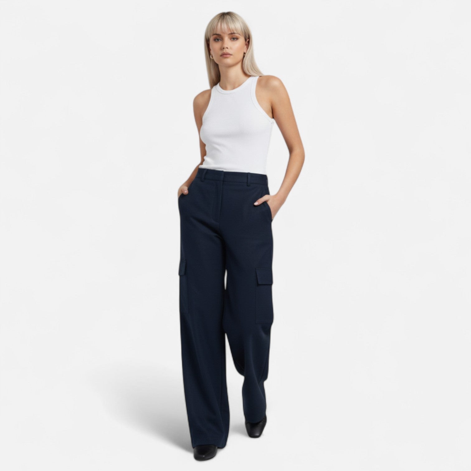 Kozori | Vintage Multi-Pocket Cargo Denim