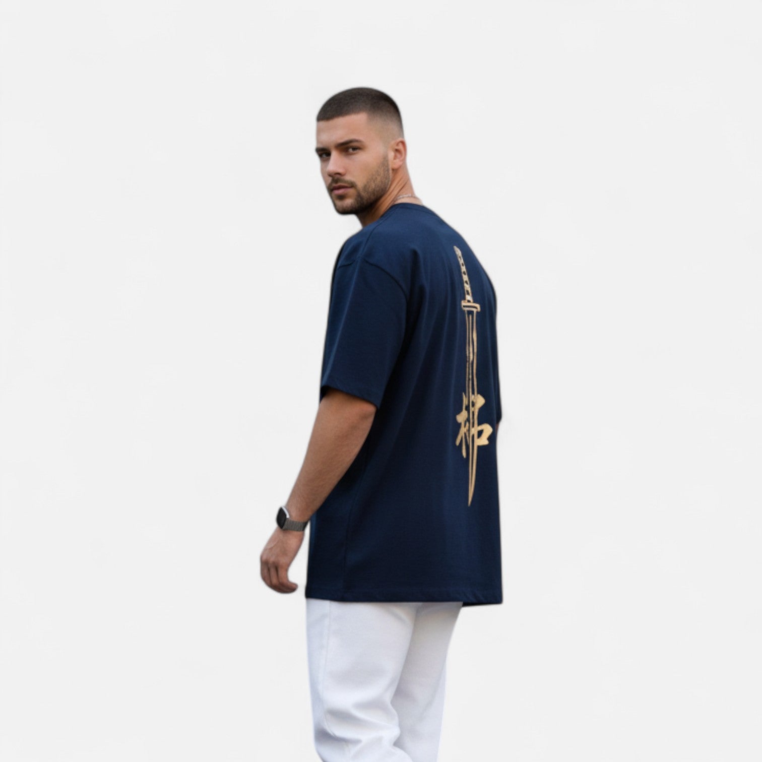 Kozori | Samurai Sword Oversized Graphic Tee