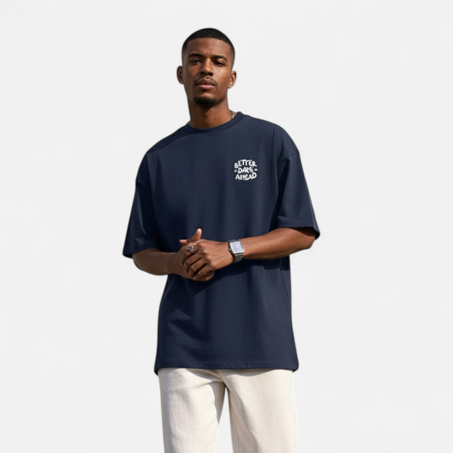 Kozori | Better Days Ahead Men's Cotton Graphic T-Shirt