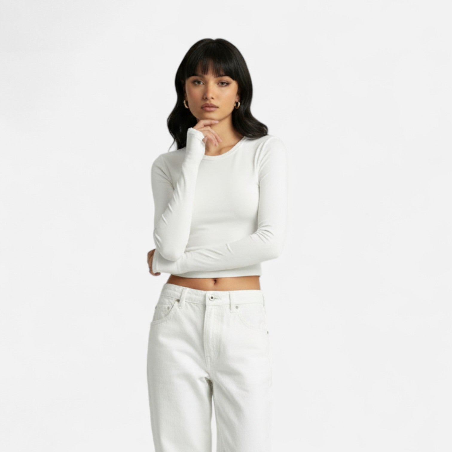 Kozori | Long Sleeve Thumb Hole Long Sleeves Tee