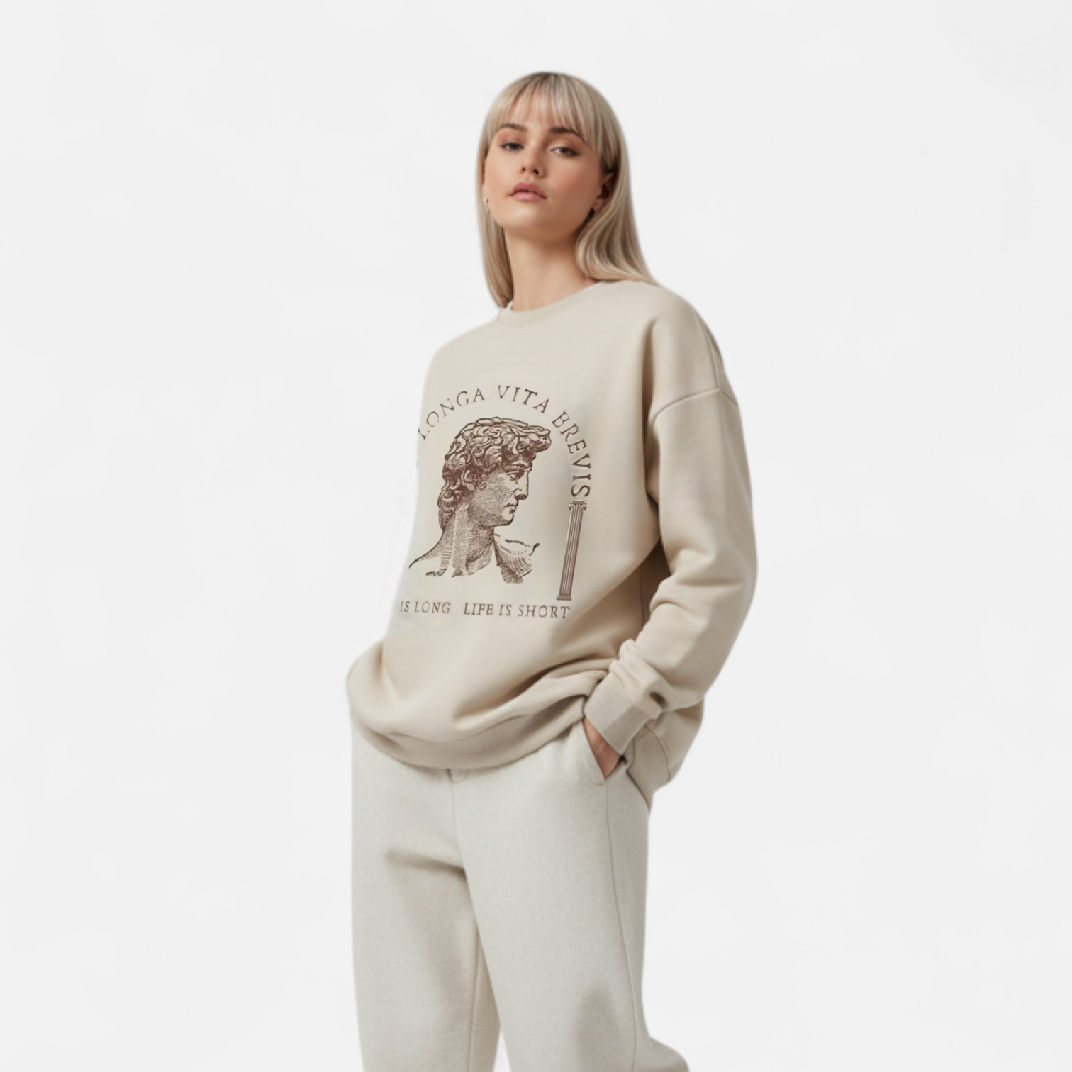 Kozori | Casual Long Sleeve Graphic Top