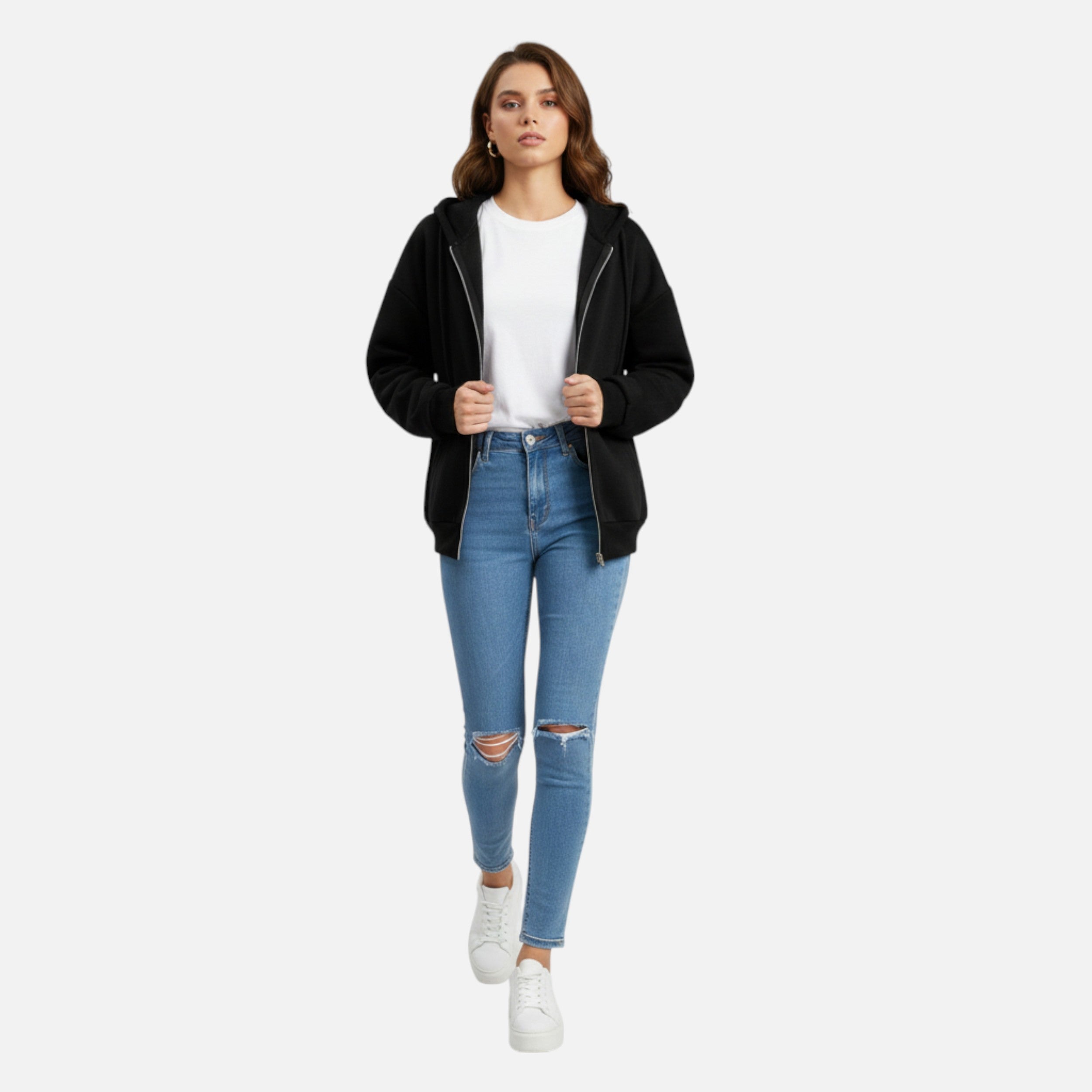 Kozori | Women’s Fleece Hoodie – Refined Casual Layer