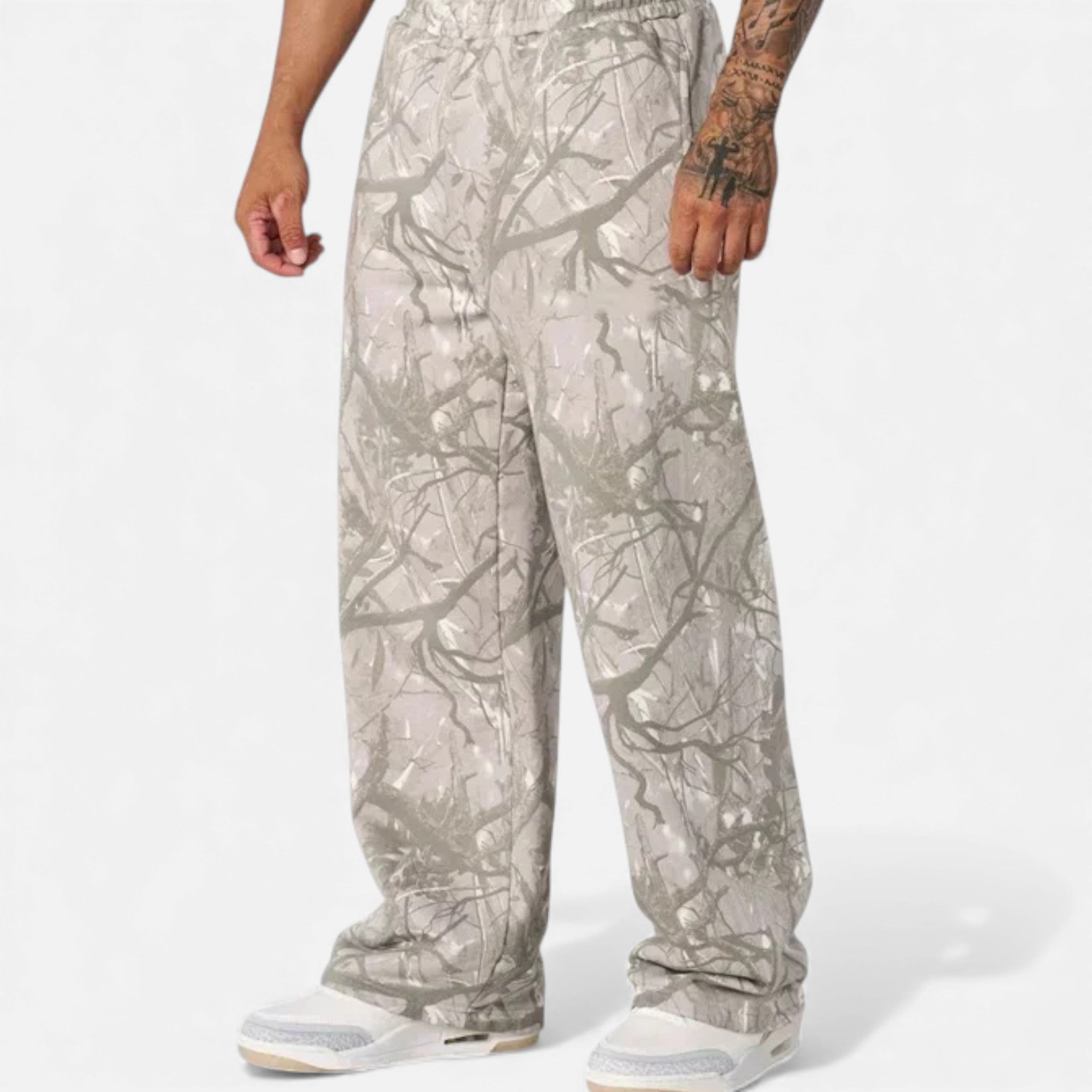 Kozori | Men’s Camouflage Wide-Leg Casual Pants
