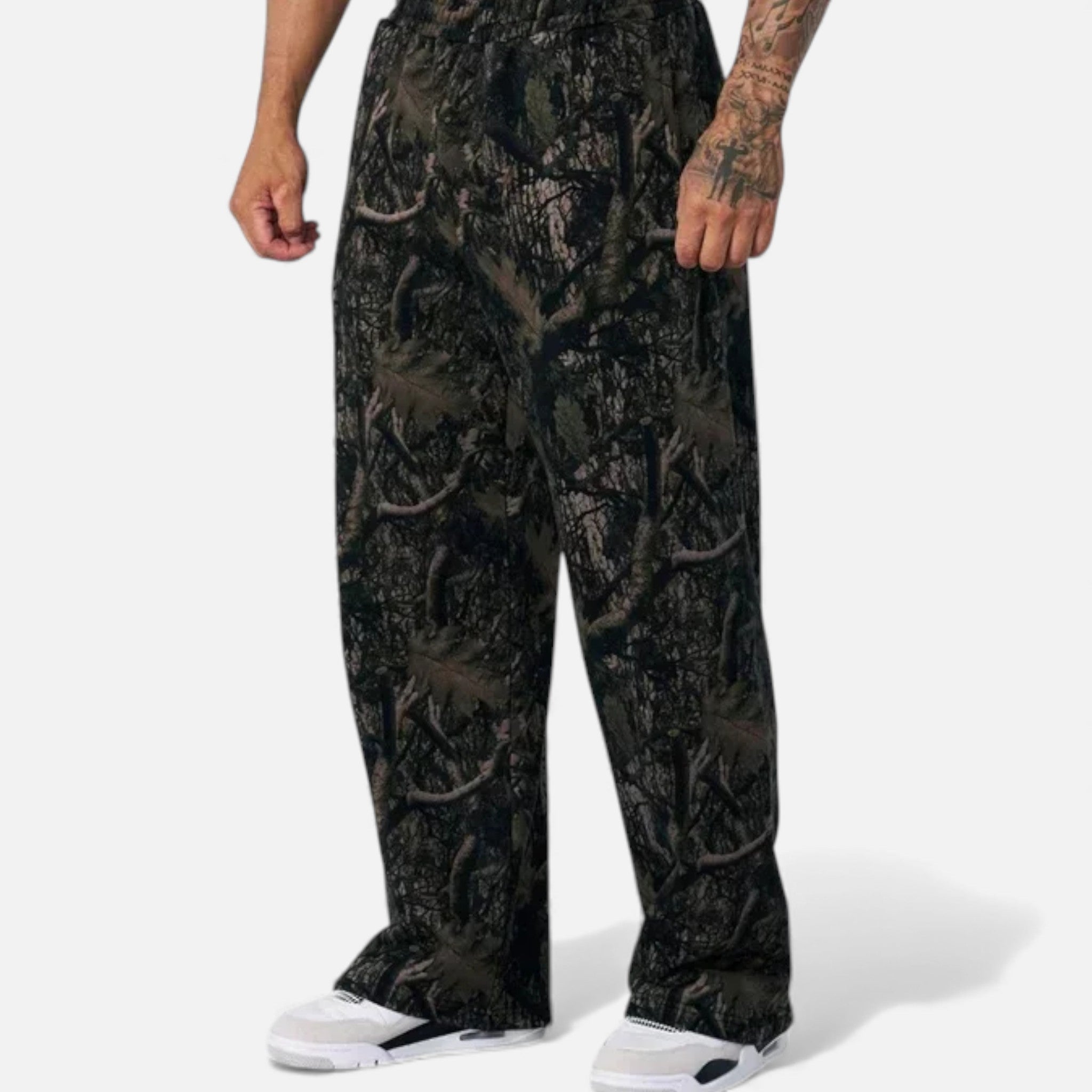 Kozori | Men’s Camouflage Wide-Leg Casual Pants