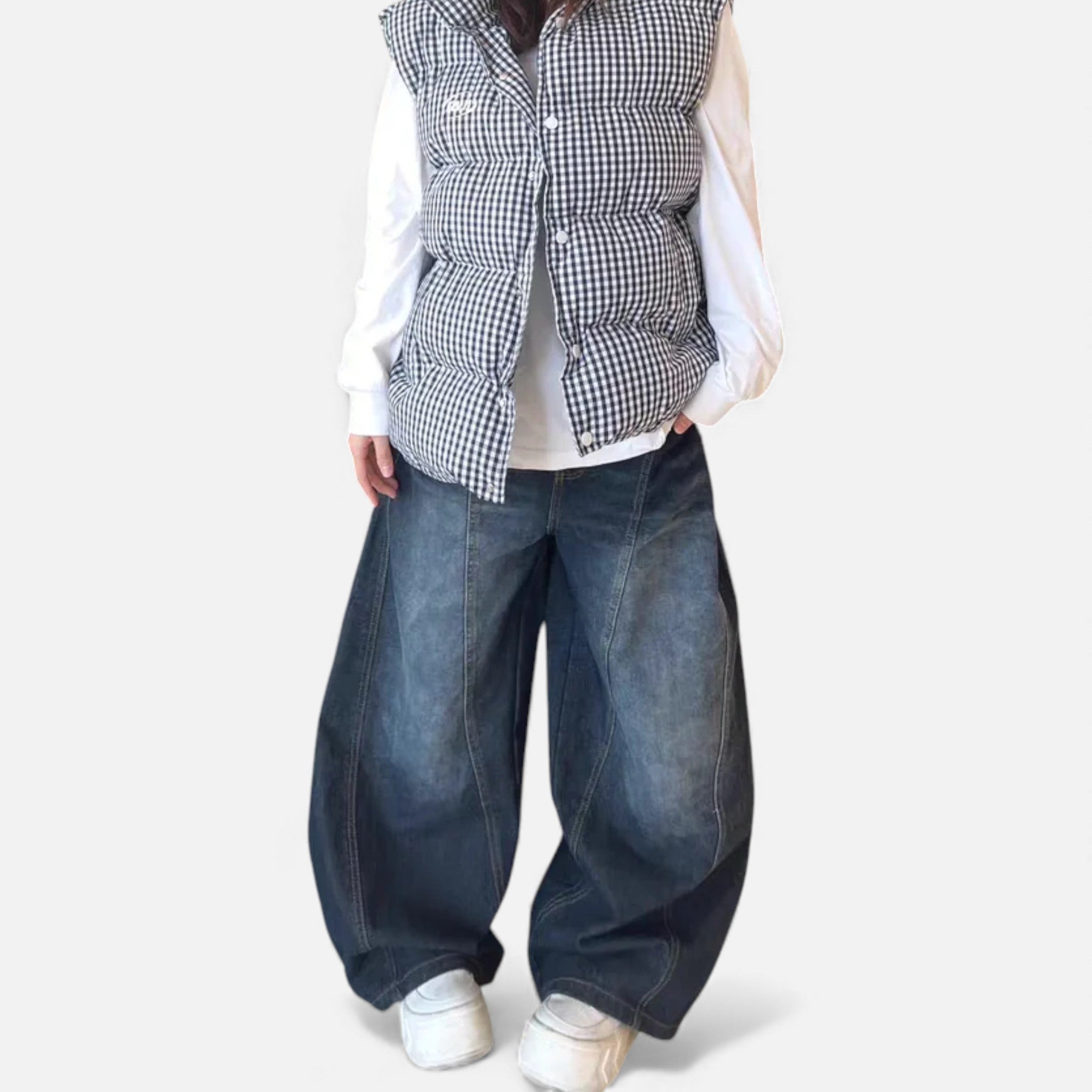 Kozori | Women’s Wide-Leg Vintage Cargo Trousers