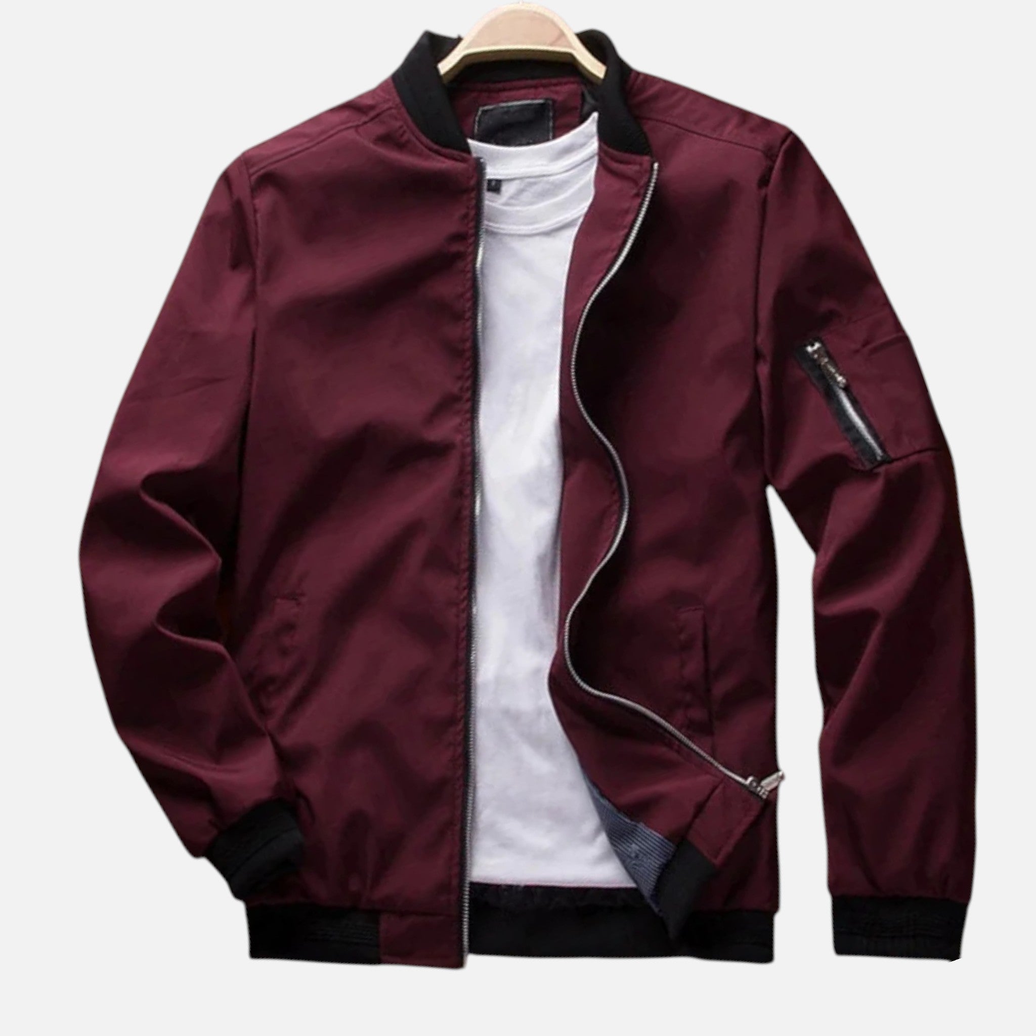 Kozori | Men’s Slim Fit Bomber Windbreaker Jacket