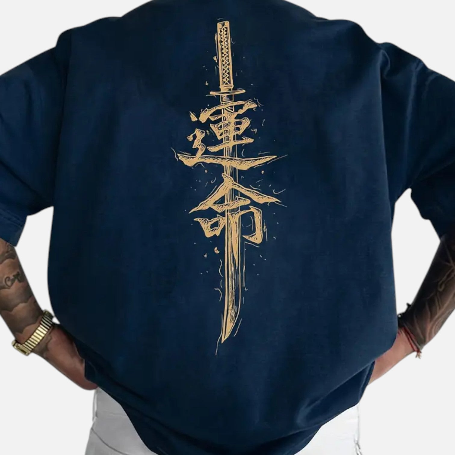 Kozori | Samurai Sword Oversized Graphic Tee
