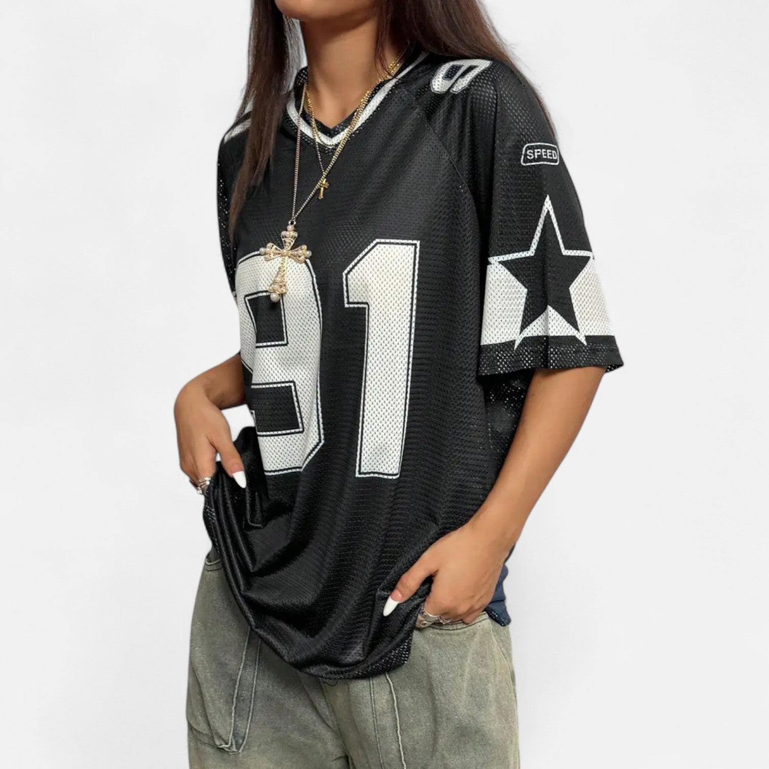 Kozori | Women’s ’91 Graphic V-Neck Tee